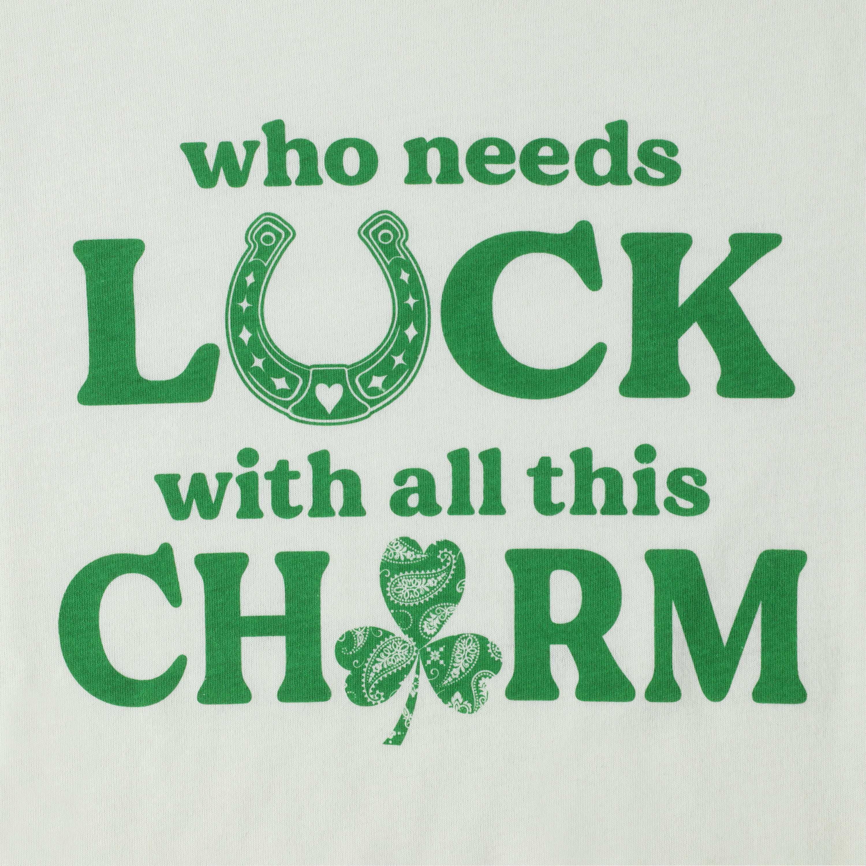 Why Luck With Charm Graphic Tee