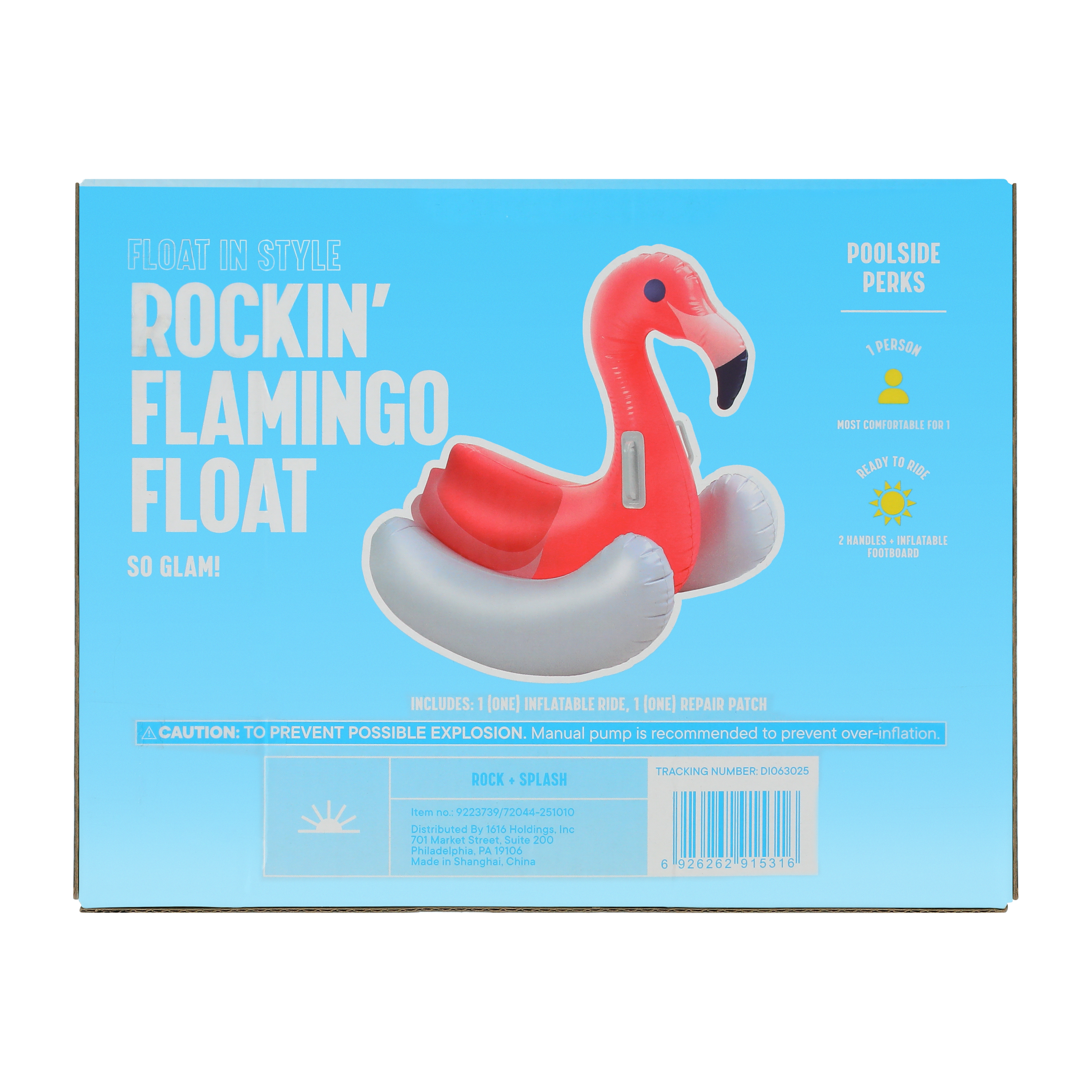 Rideable Rockin' Flamingo Float