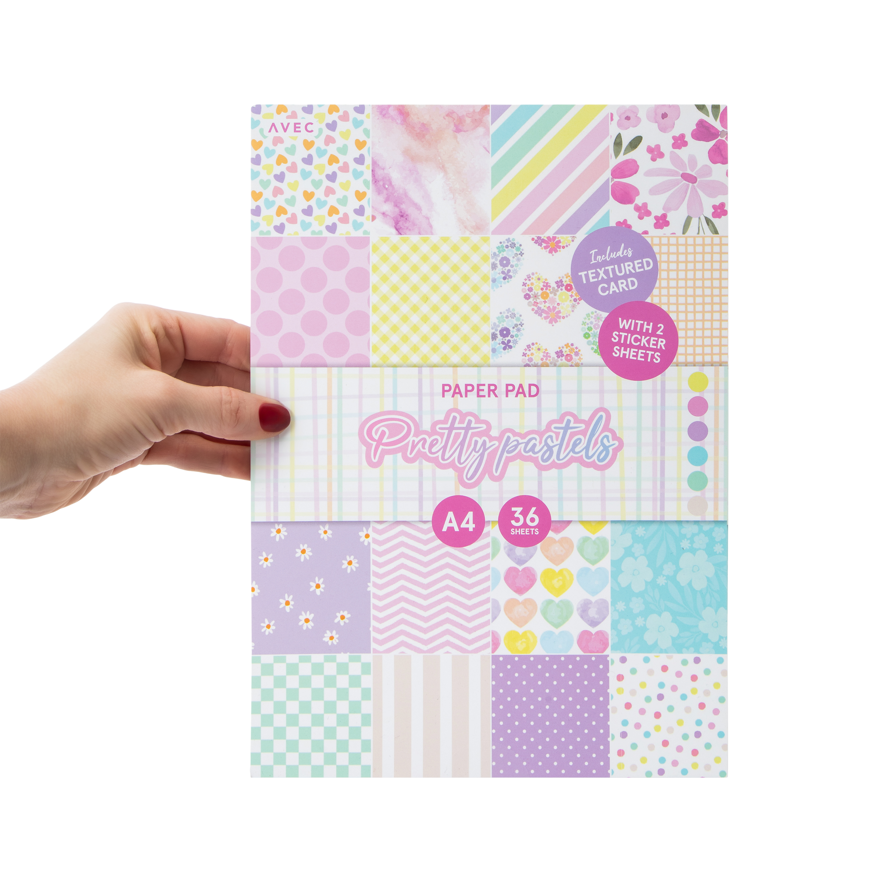 Pretty Pastels Paper Pad 36-Sheets