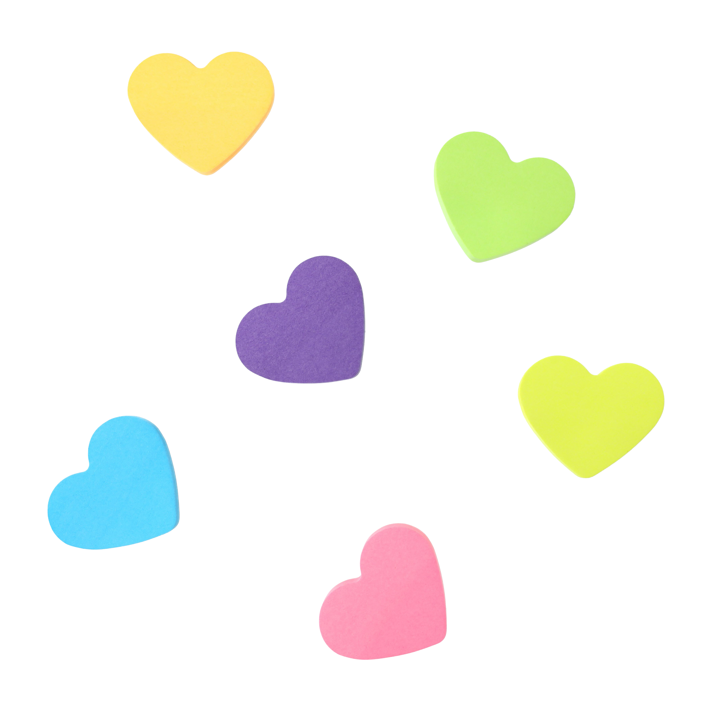 Mini Heart Sticky Notes 6-Pack