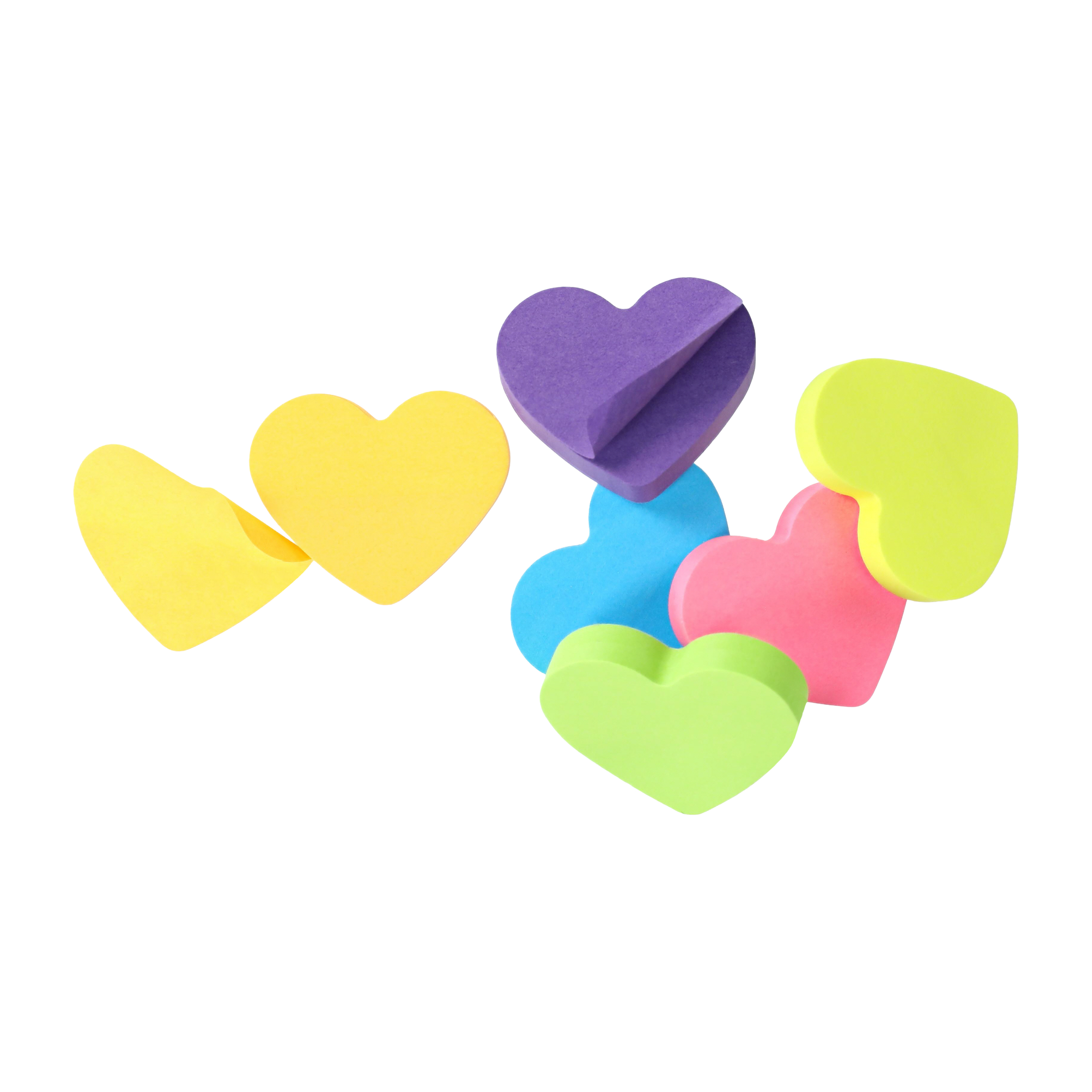 Mini Heart Sticky Notes 6-Pack