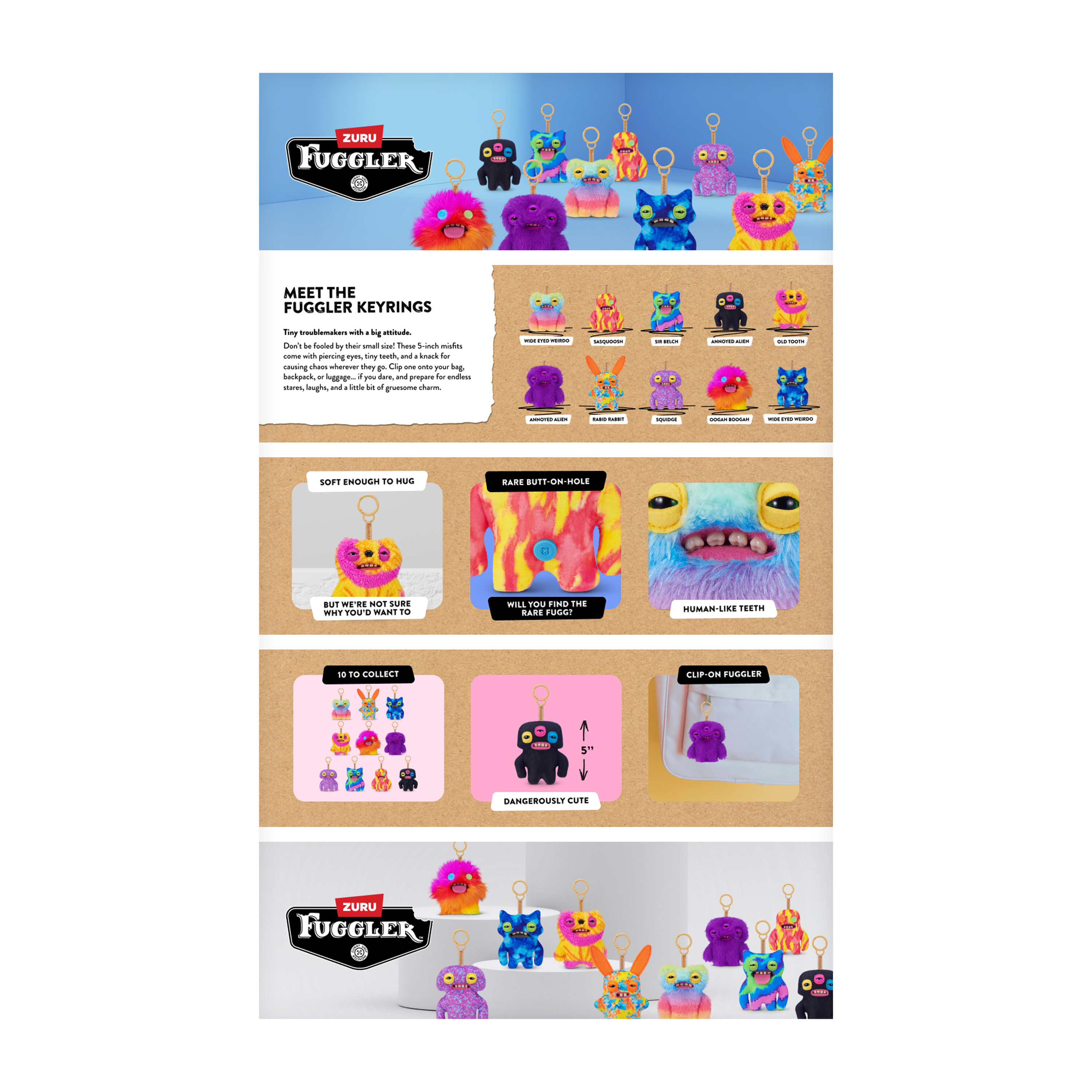 Fuggler™ Keyring (Styles May Vary)