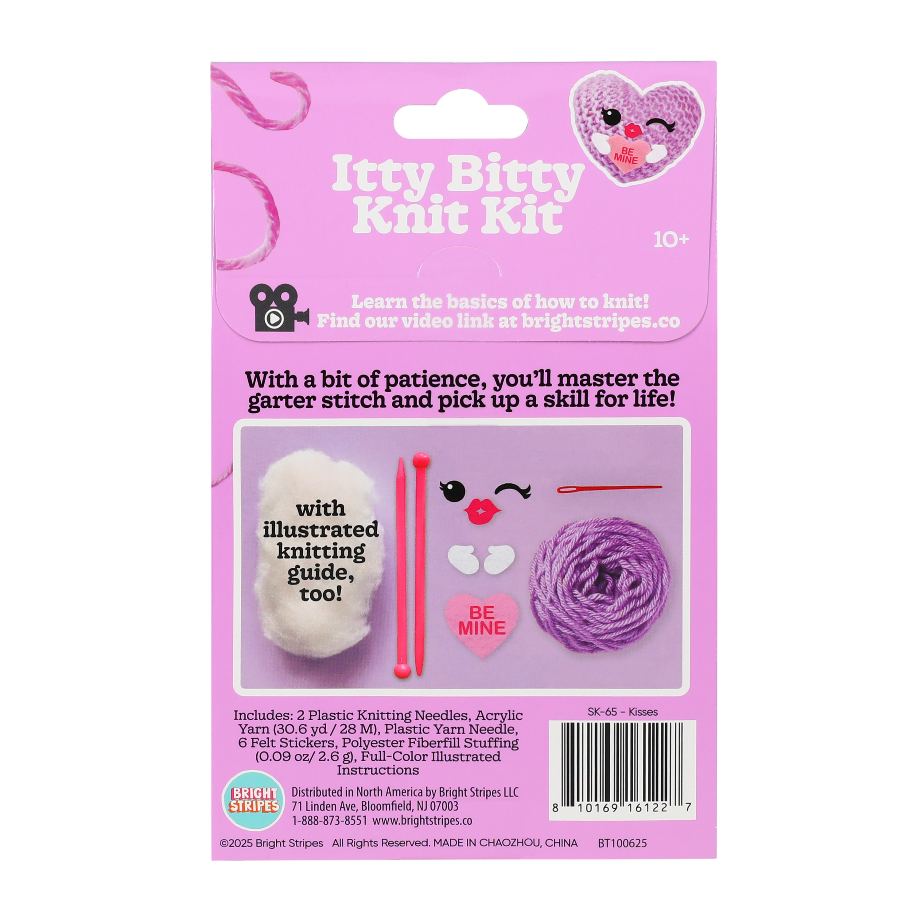 Valentine's Itty Bitty Knit Kit Set