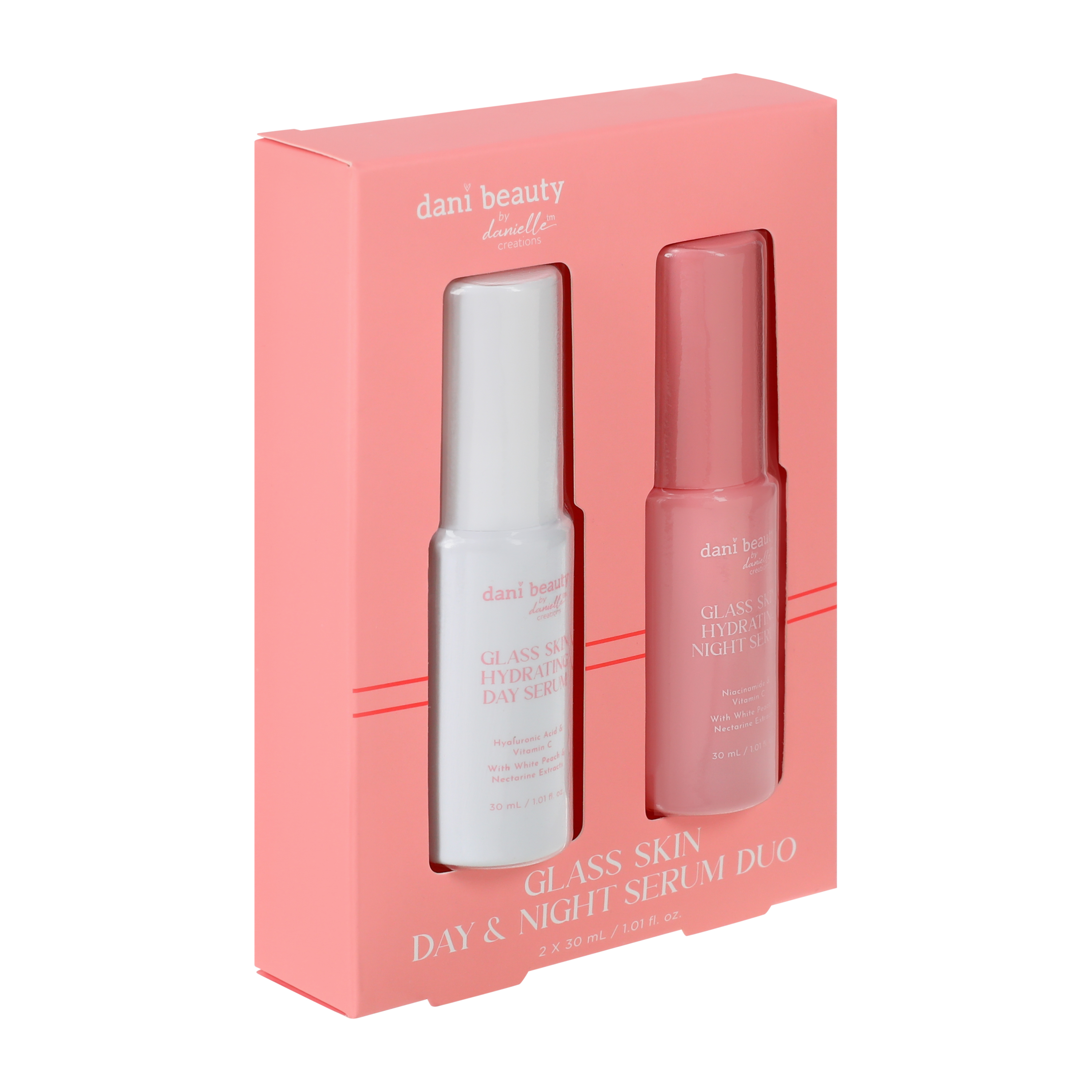 Dani Beauty By Danielle Creations™ Glass Skin Day & Night Serum Duo 2-Pack