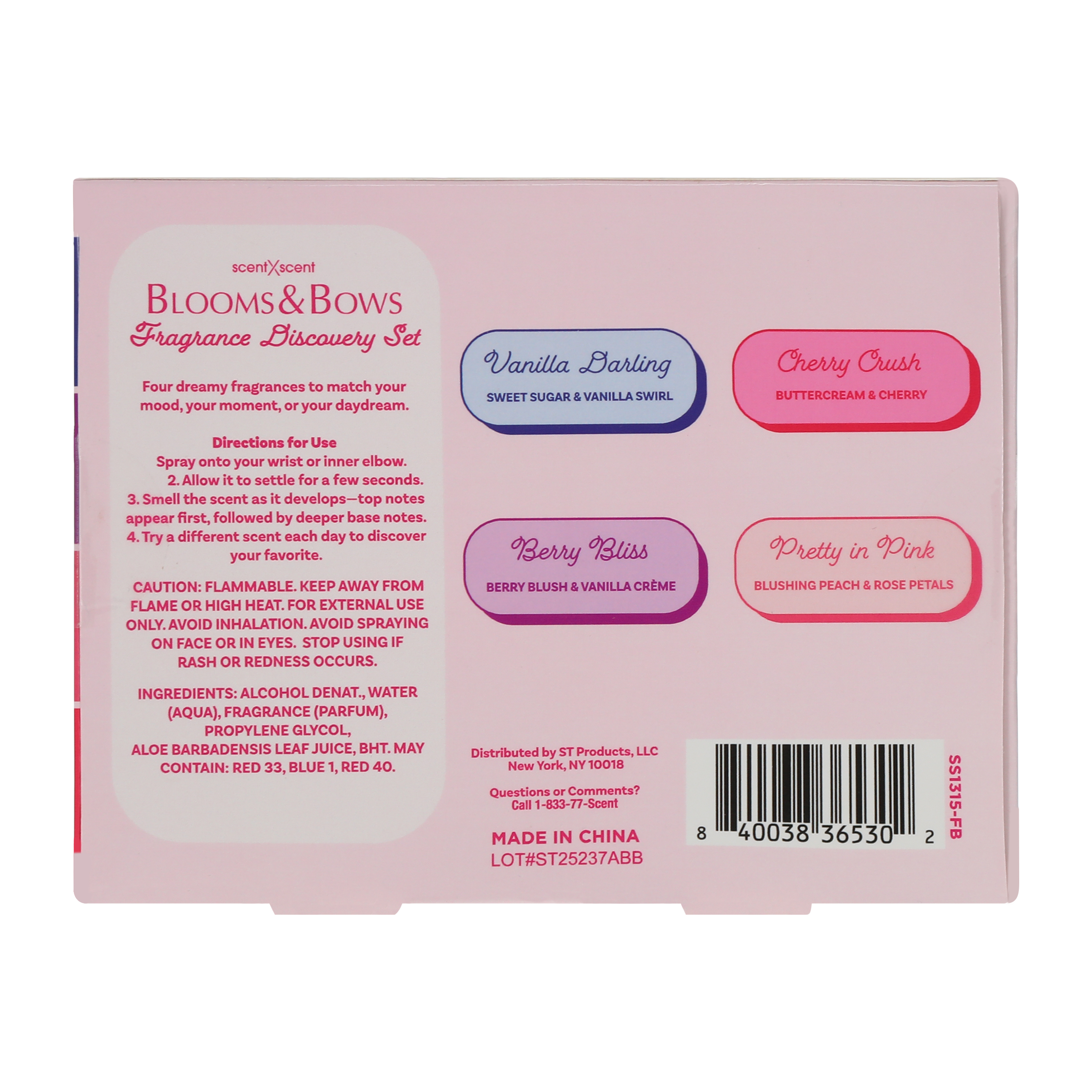 Blooms & Bows Fragrance Discovery 5-Pack Set