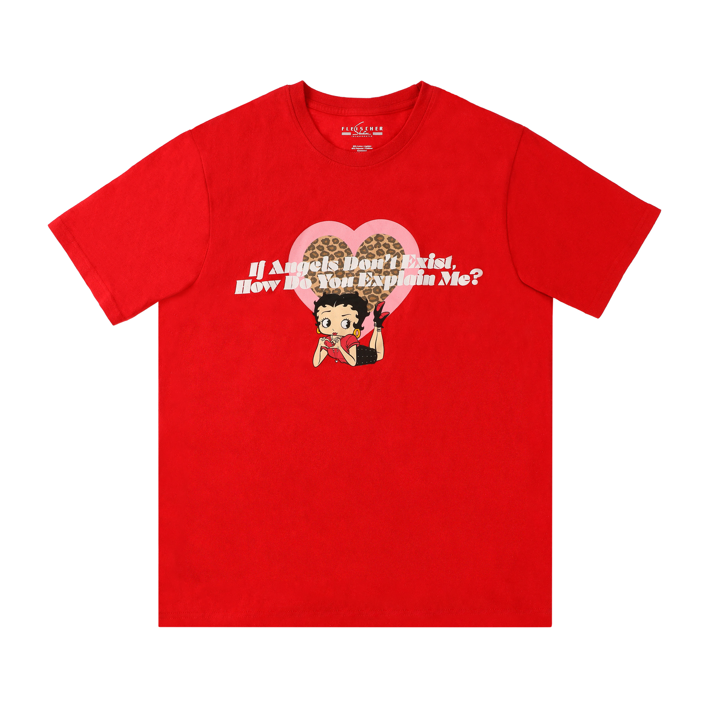 Betty Boop Heart Angel Graphic Tee