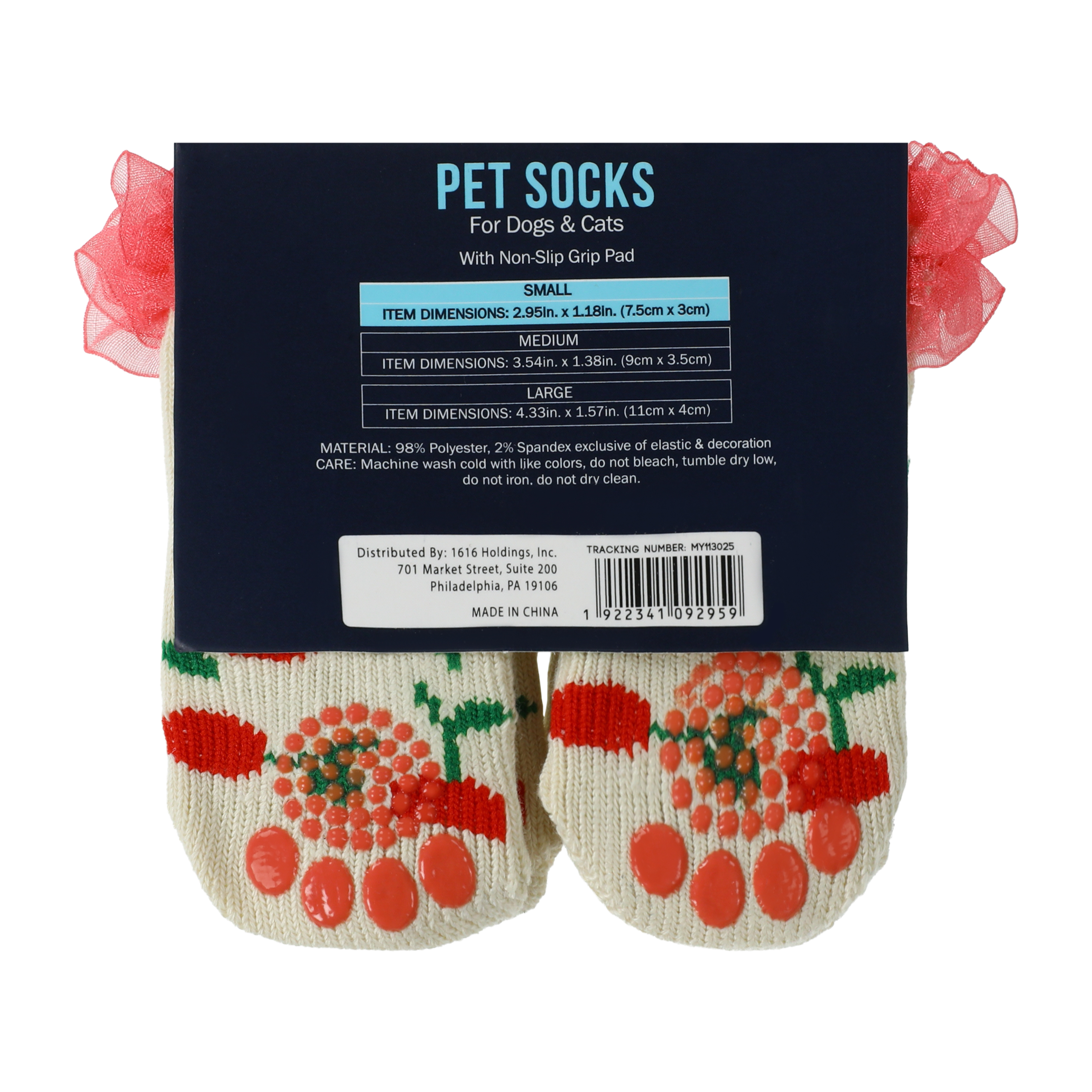 Pet Socks For Cat & Dogs 1-Pair