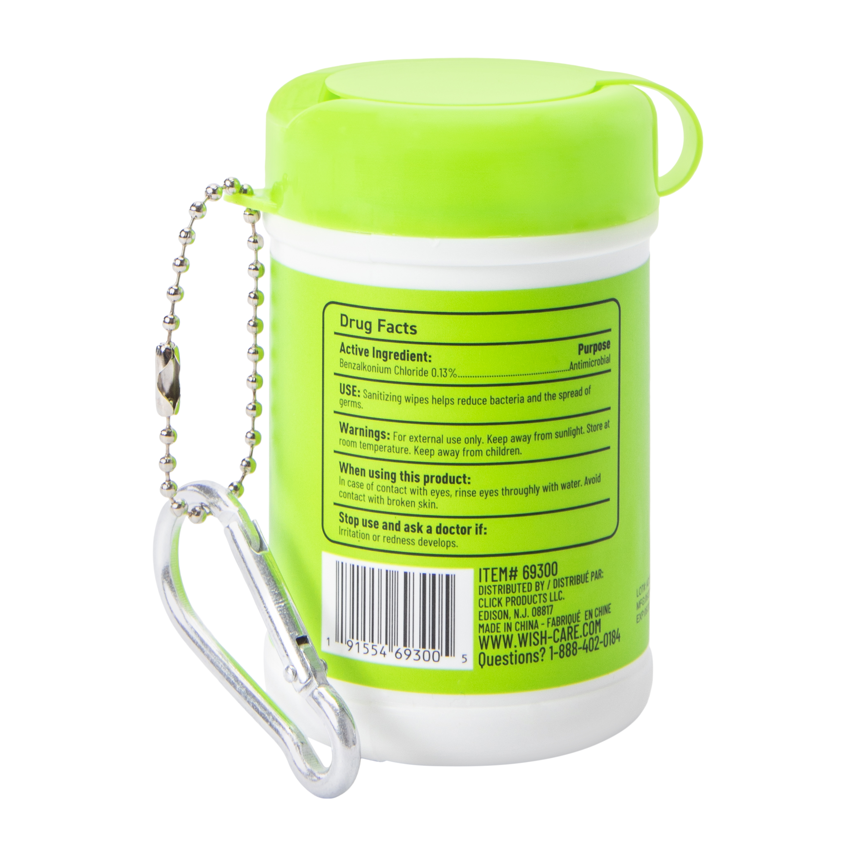 Wish® Sanitizing Hand Wipes 20-Pack