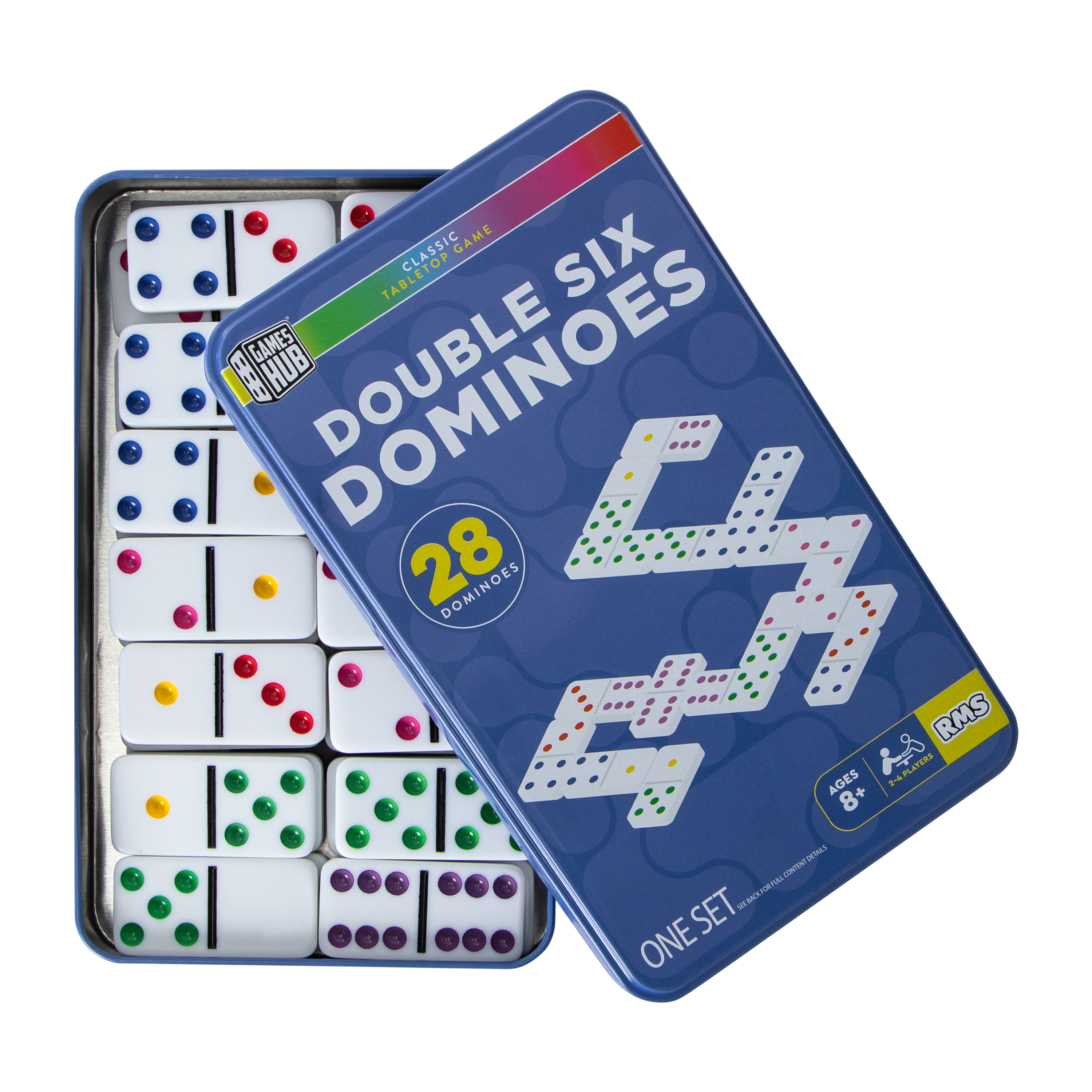 Double Six Dominoes Set