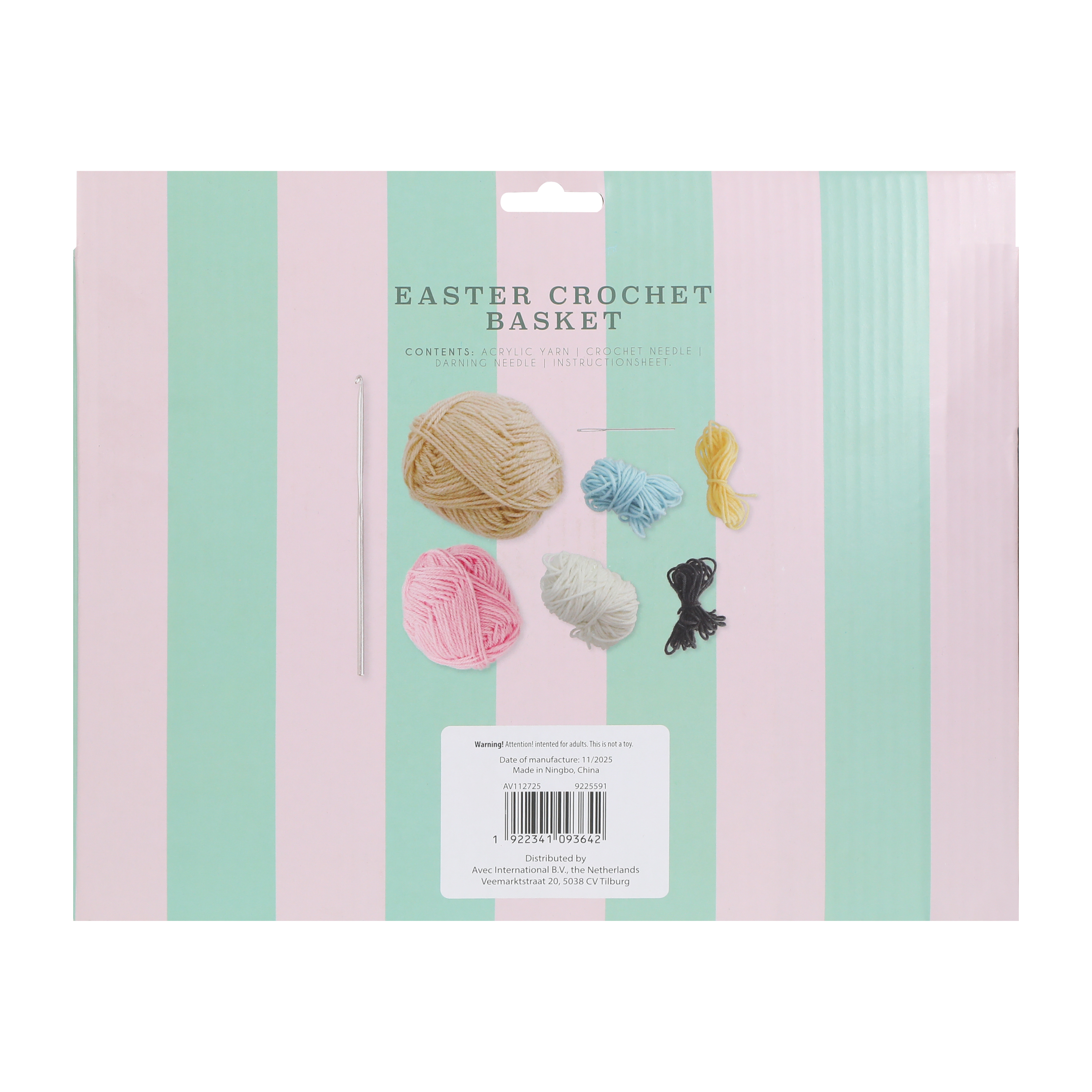 Avec Easter Crochet Basket Set