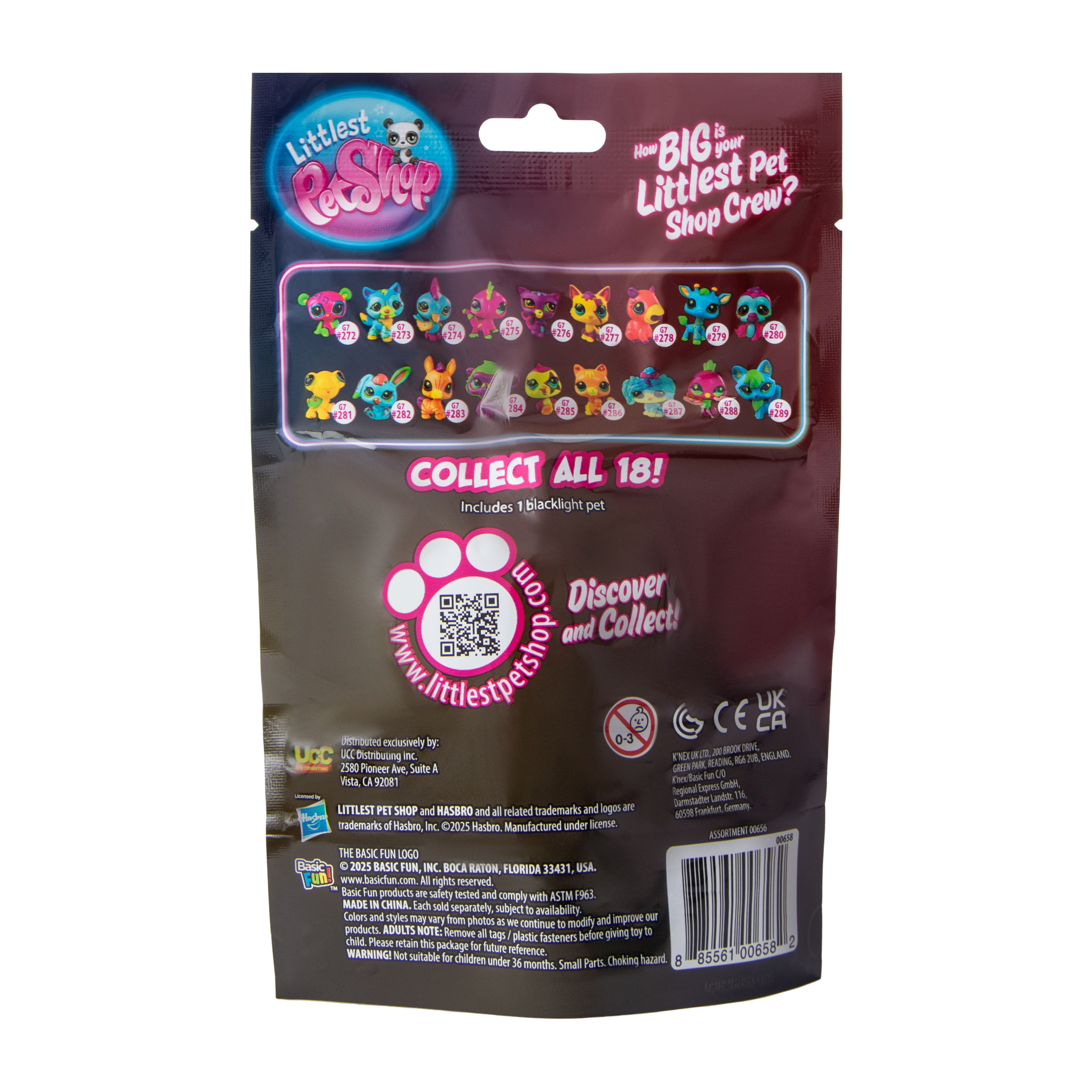 Littlest Pet Shop® Blacklight Pet Toy (Styles May Vary)