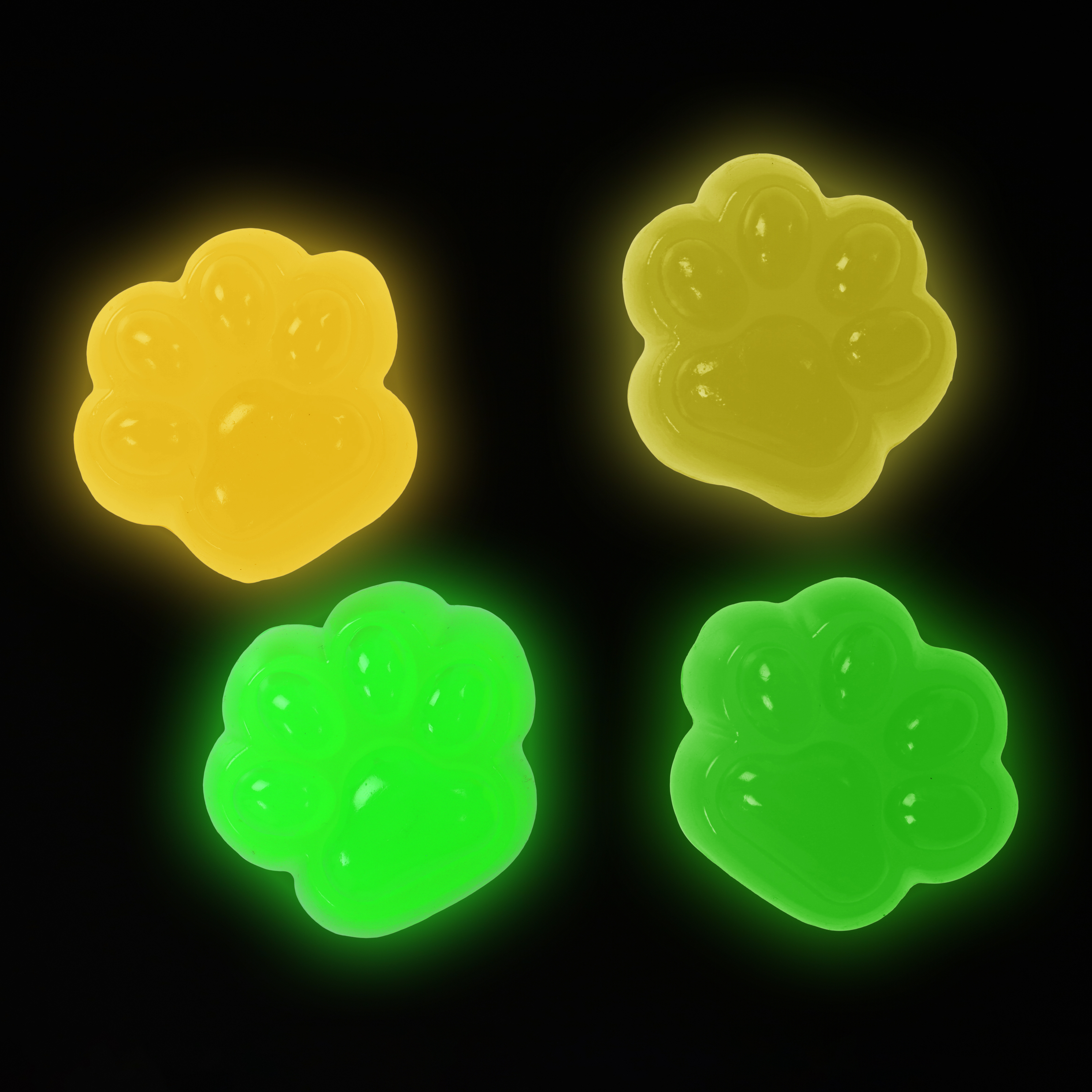 ORB Curiosities™ Taba-Licious Glow In The Dark Paws Squish Toy (Styles May Vary)