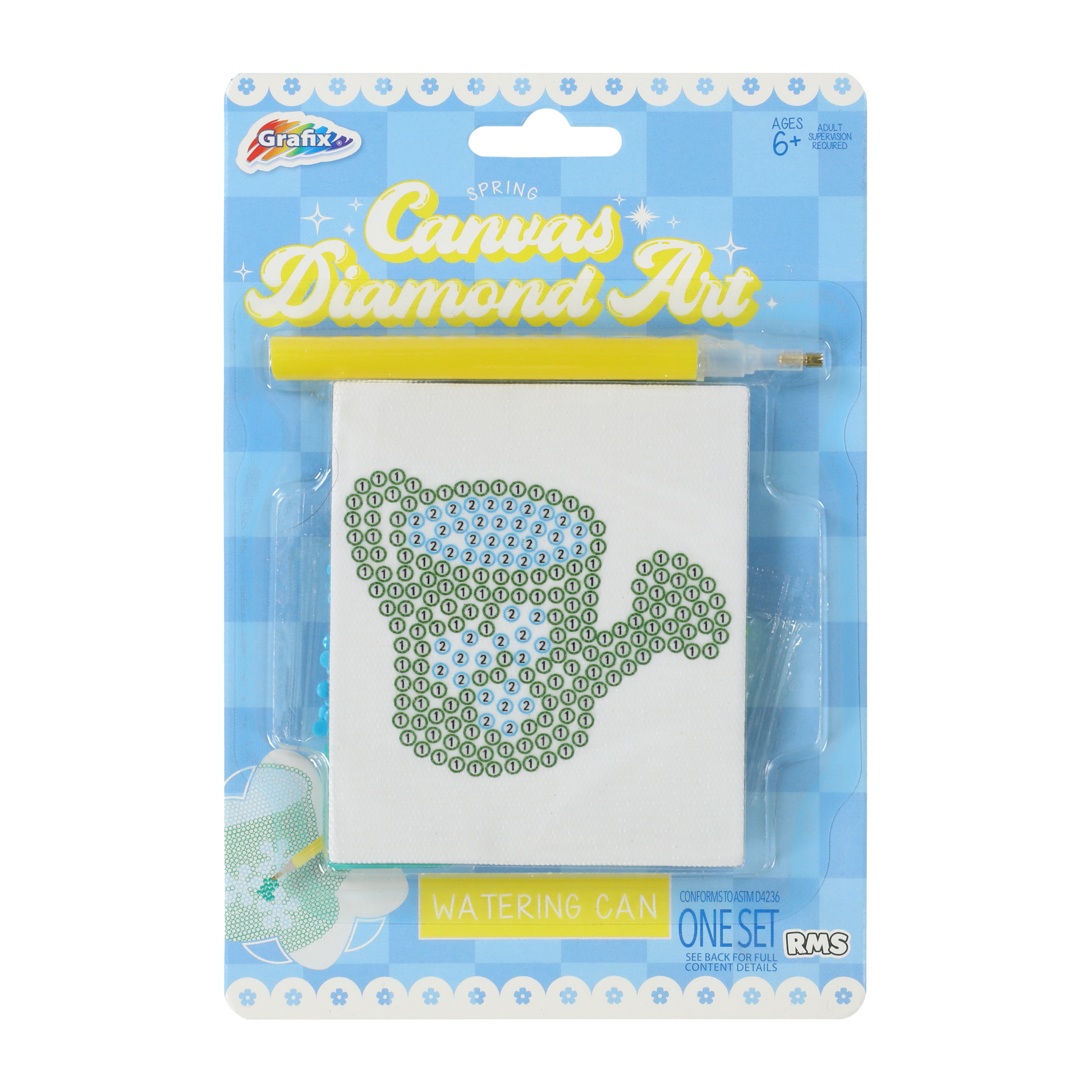 Grafix® Spring Canvas Diamond Art Set