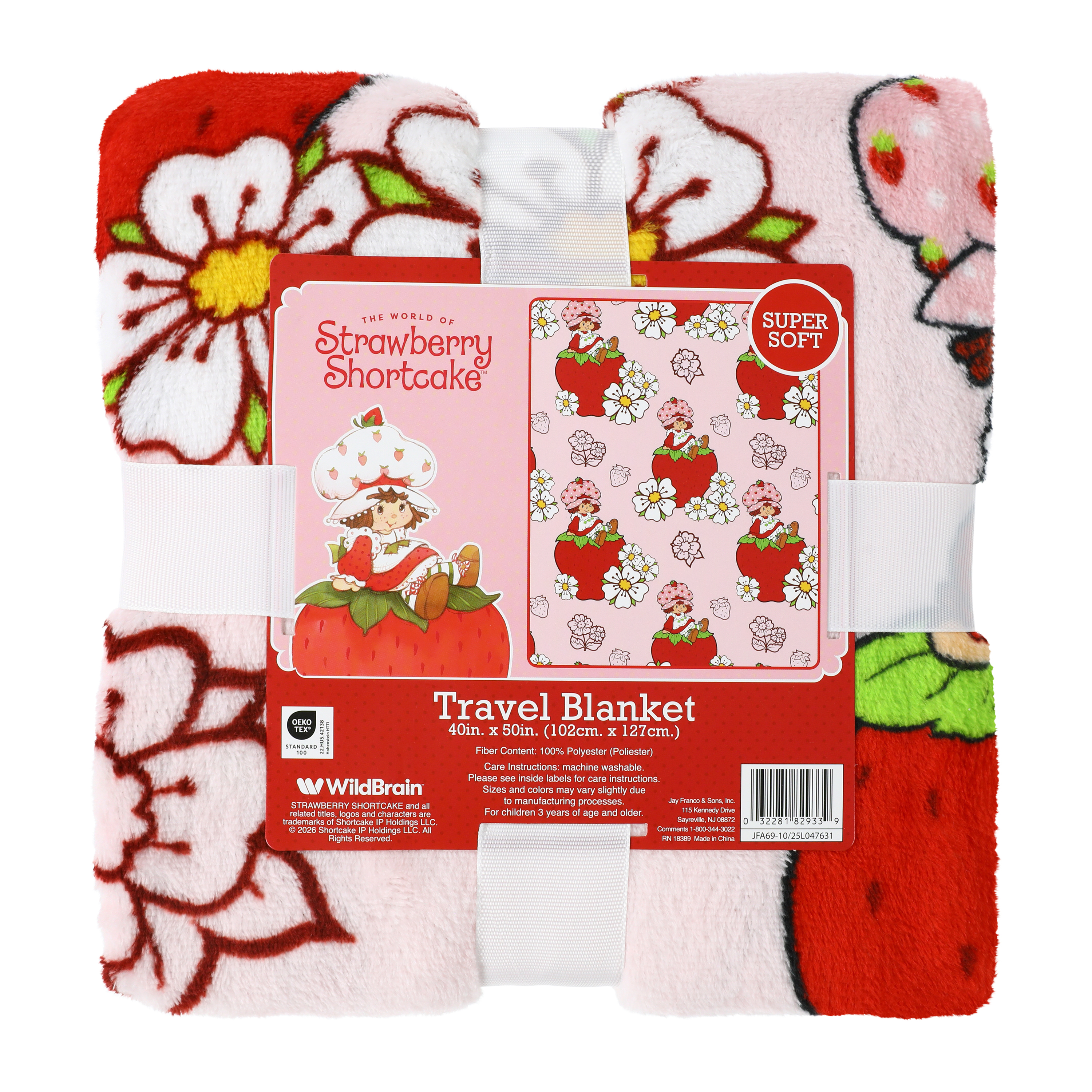 Strawberry Shortcake™ Travel Blanket 40inx50in
