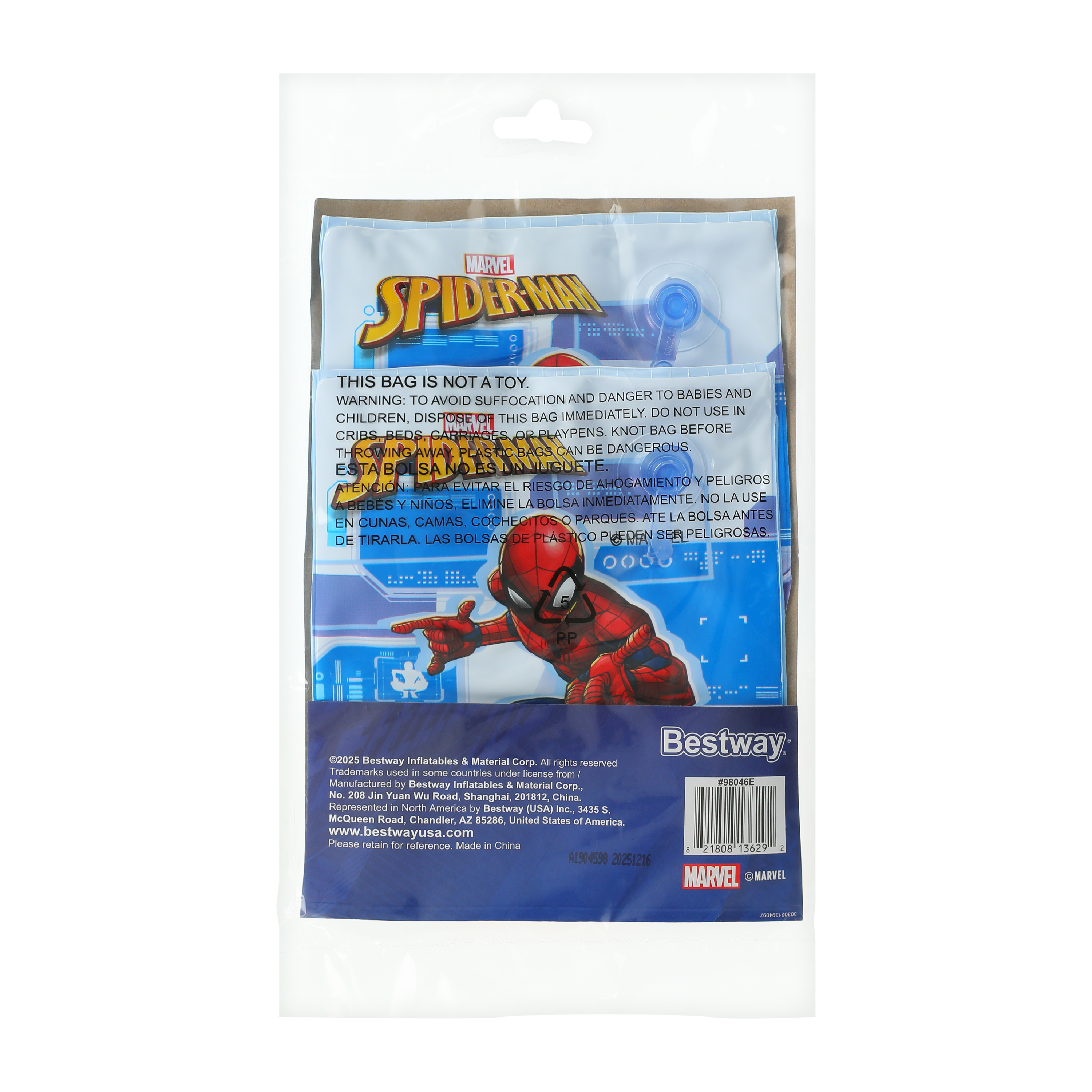 Licensed Spider-Man Inflatable Armbads