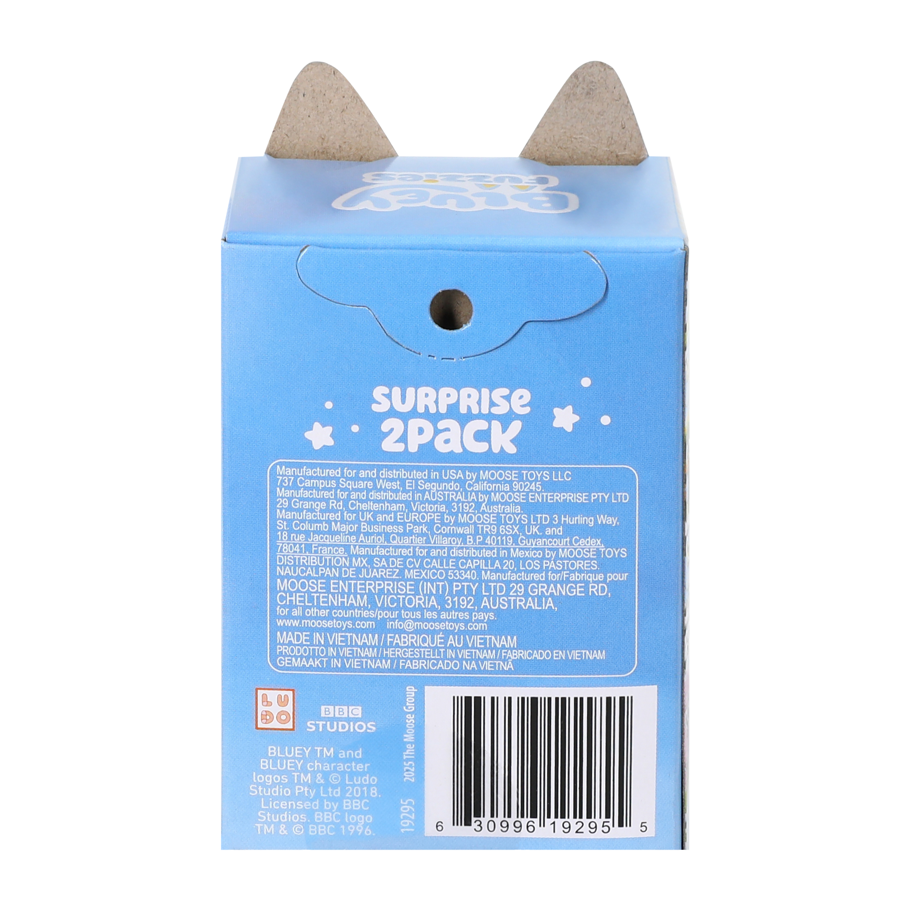 Bluey® Fuzzies Surprise Collectible Figures 2‑Pack