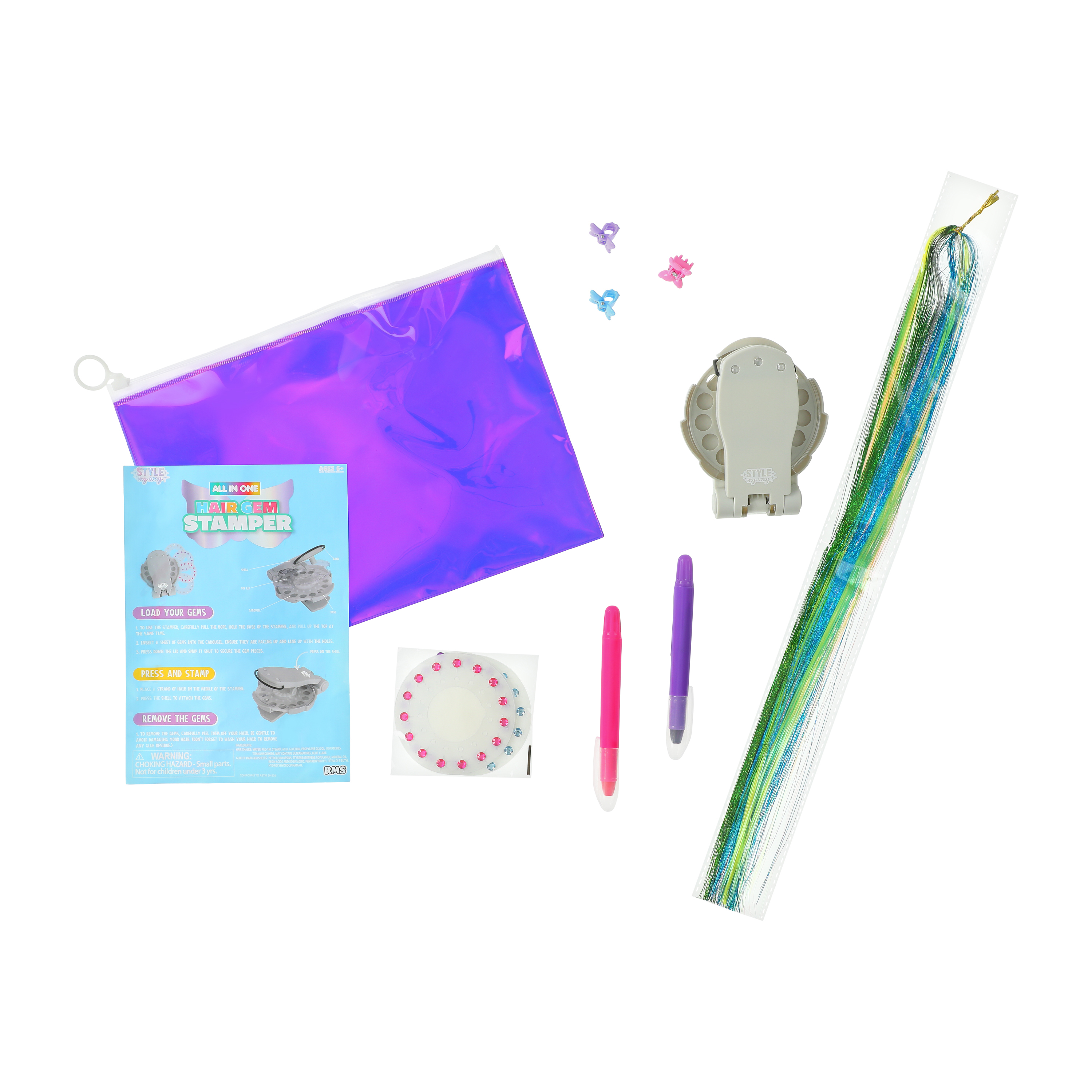 Style My Way Hair Gel Stamper Set