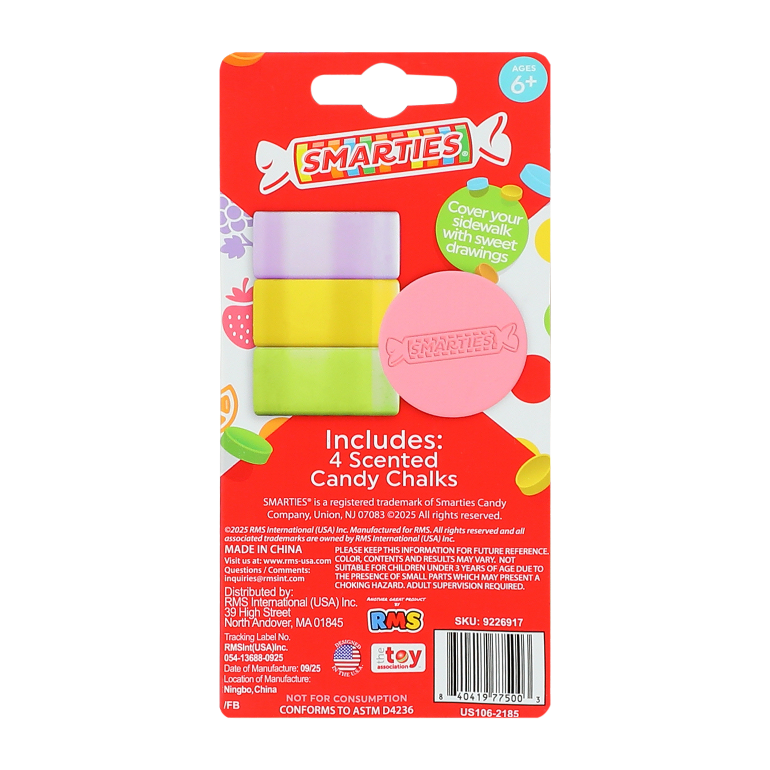 Smarties® Candy Scented Chalks Set