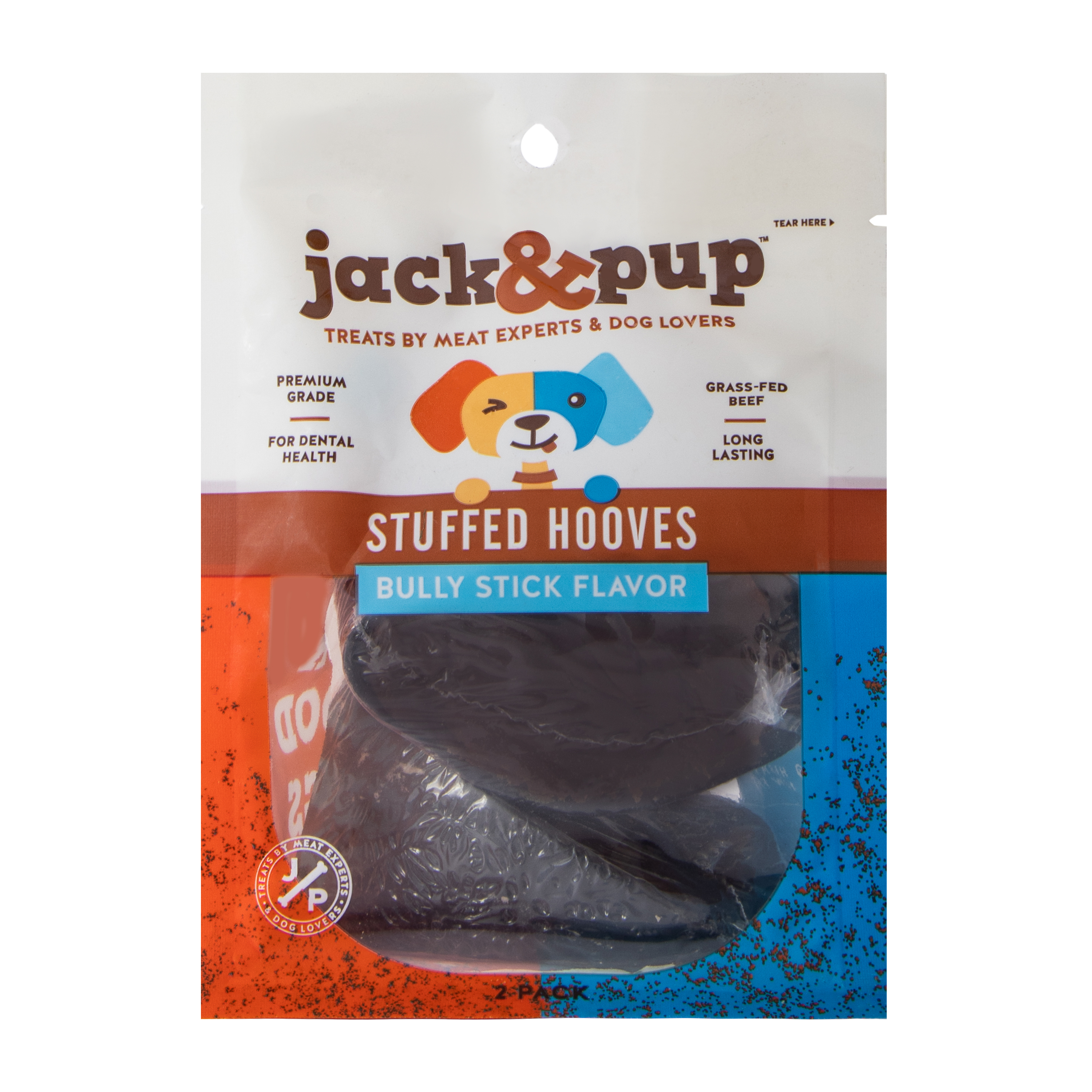 Jack & Pup™ Bully Stick Flavored Stuffed Hooves