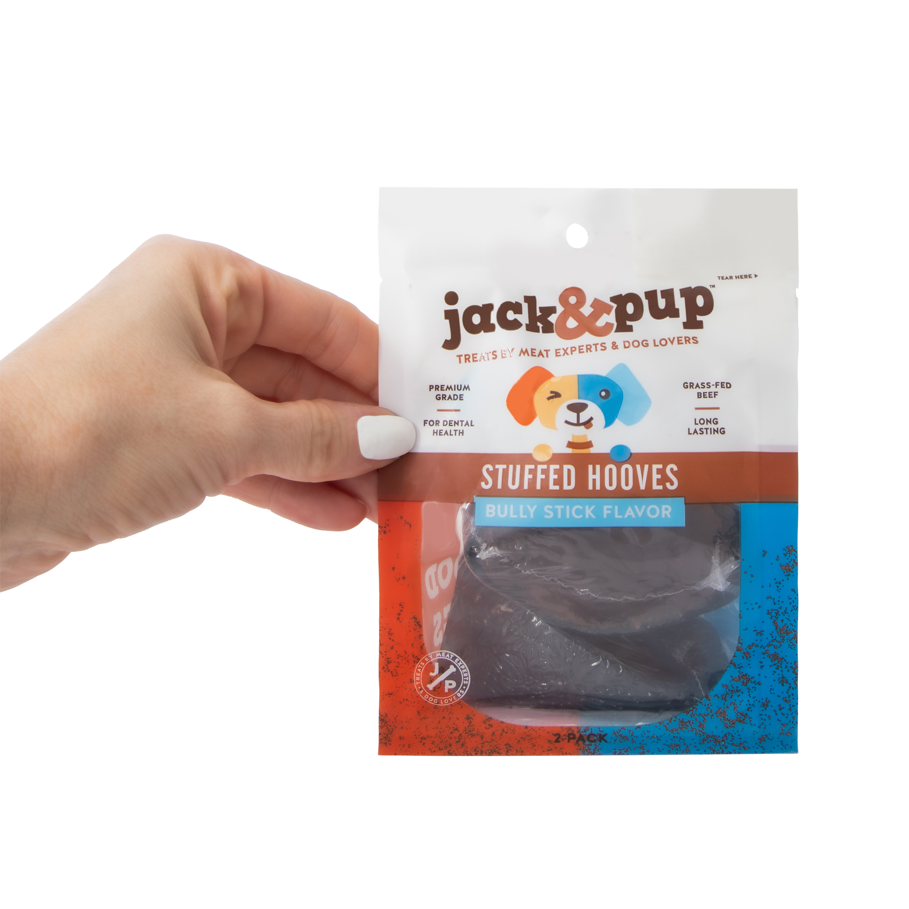 Jack & Pup™ Bully Stick Flavored Stuffed Hooves