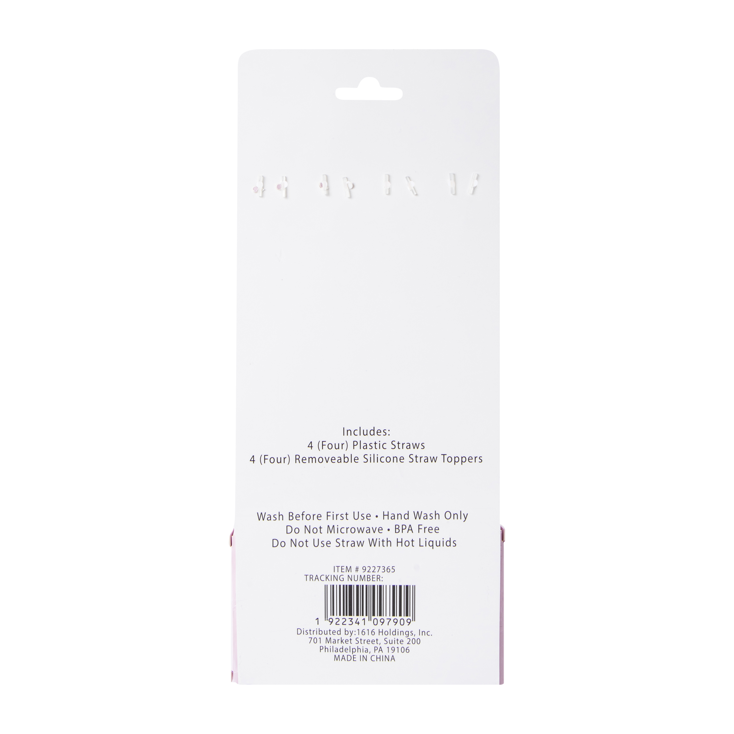 Straws + Toppers 4-Set