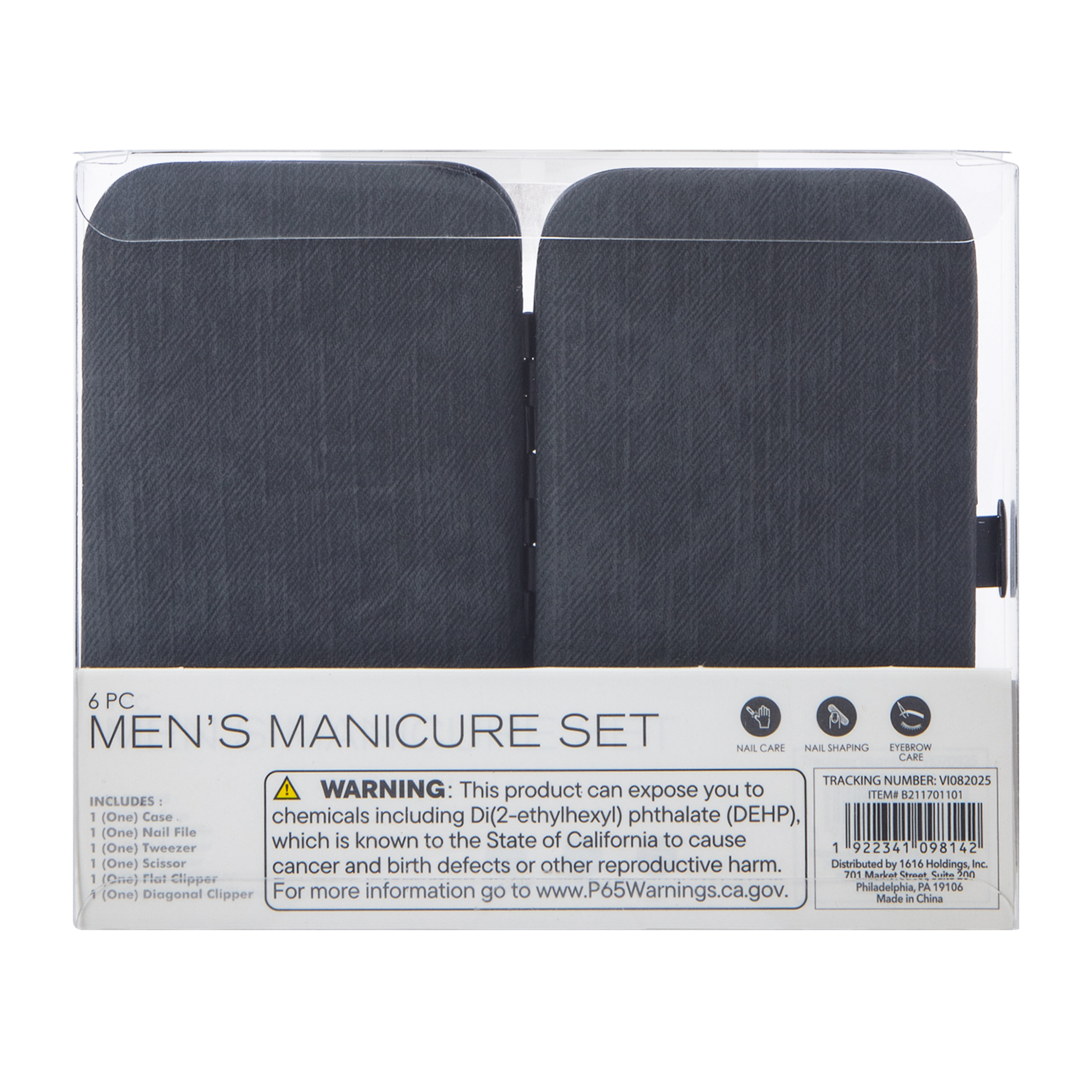 Men's Manicure Set 6-Pack
