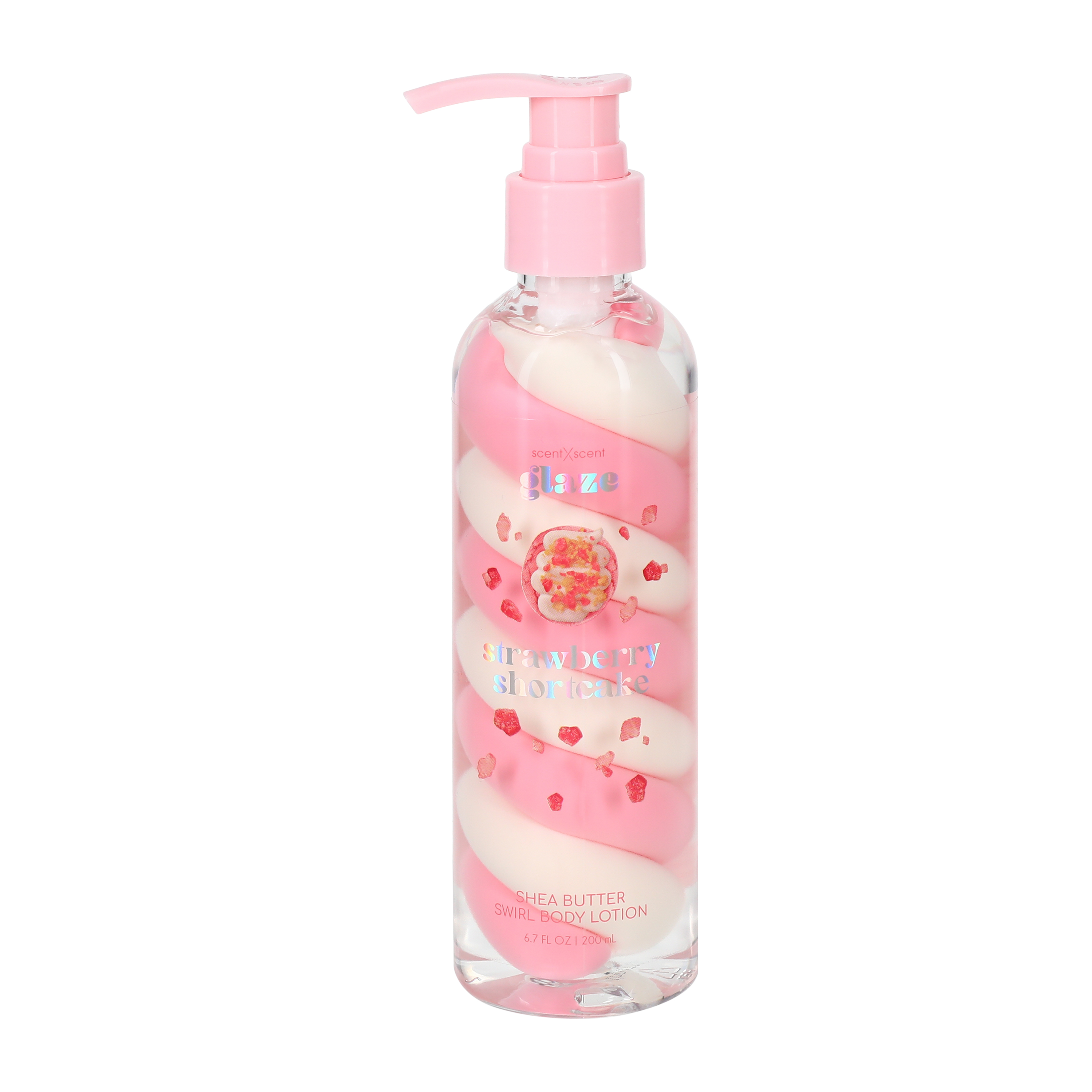 ScentXScent Glaze Strawberry Shortcake Shea Butter Swirl Body Lotion 6.7oz