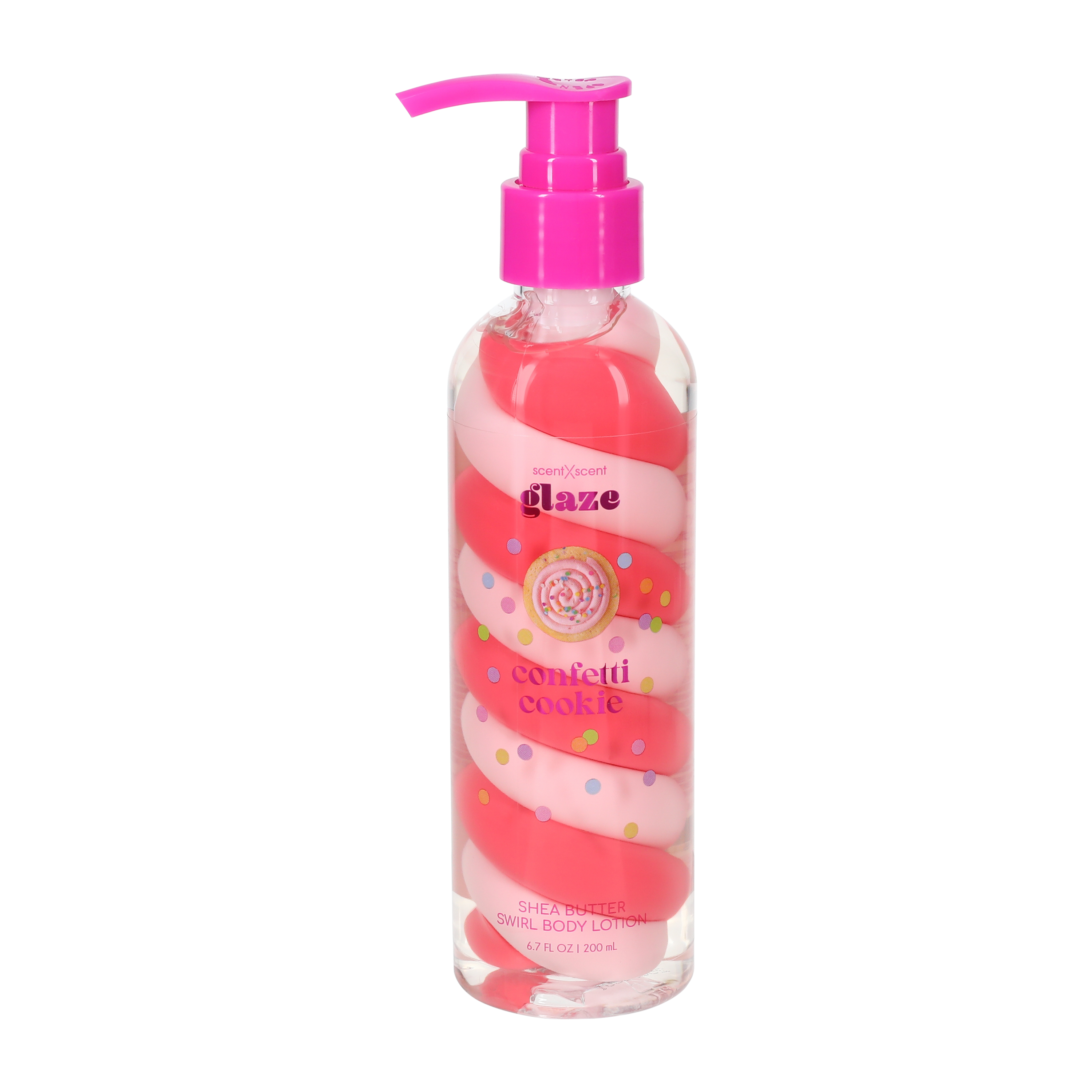 ScentXScent Glaze Confetti Cookie Shea Butter Swirl Body Lotion 6.7oz