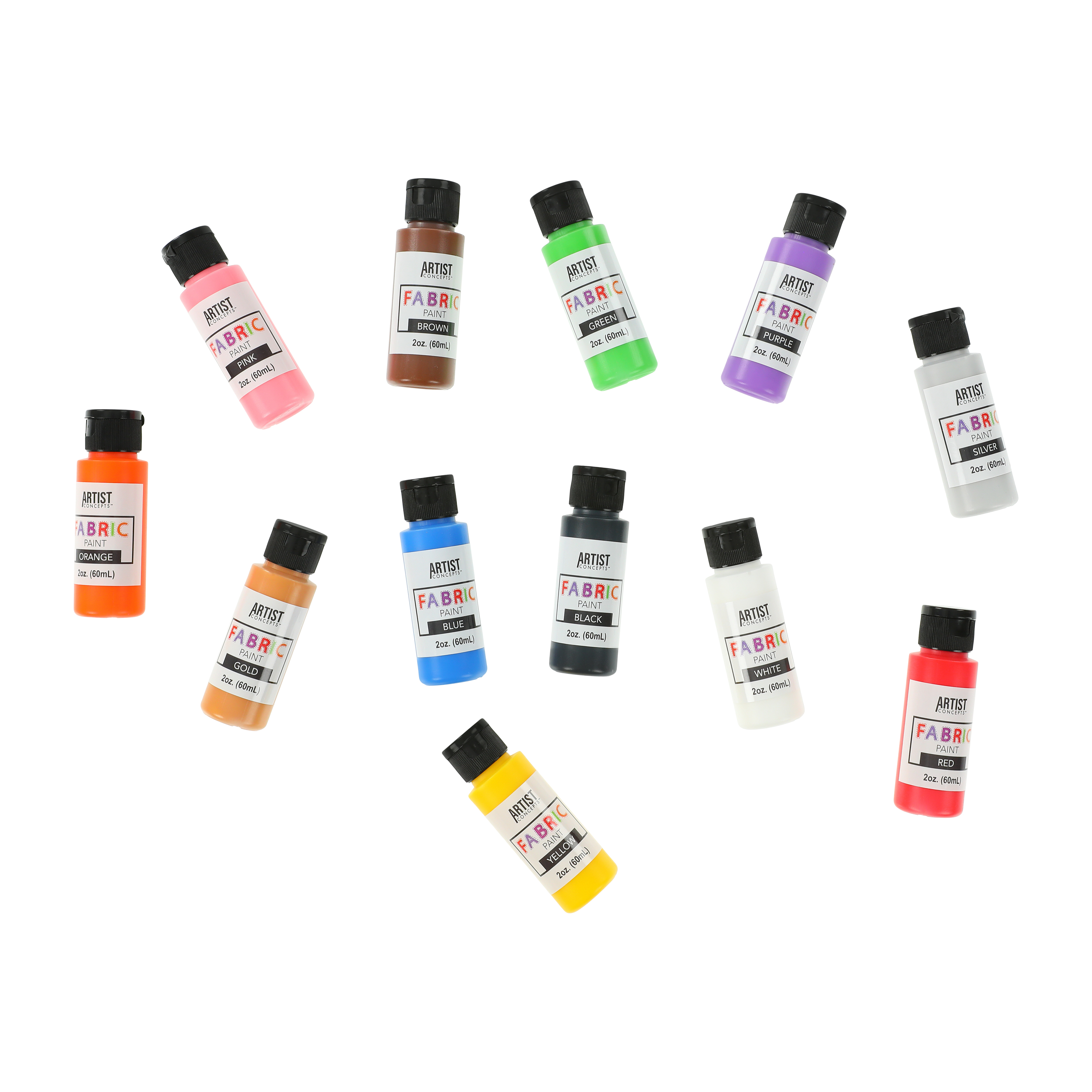 Artist Concepts™ Fabric Paint 12-Pack