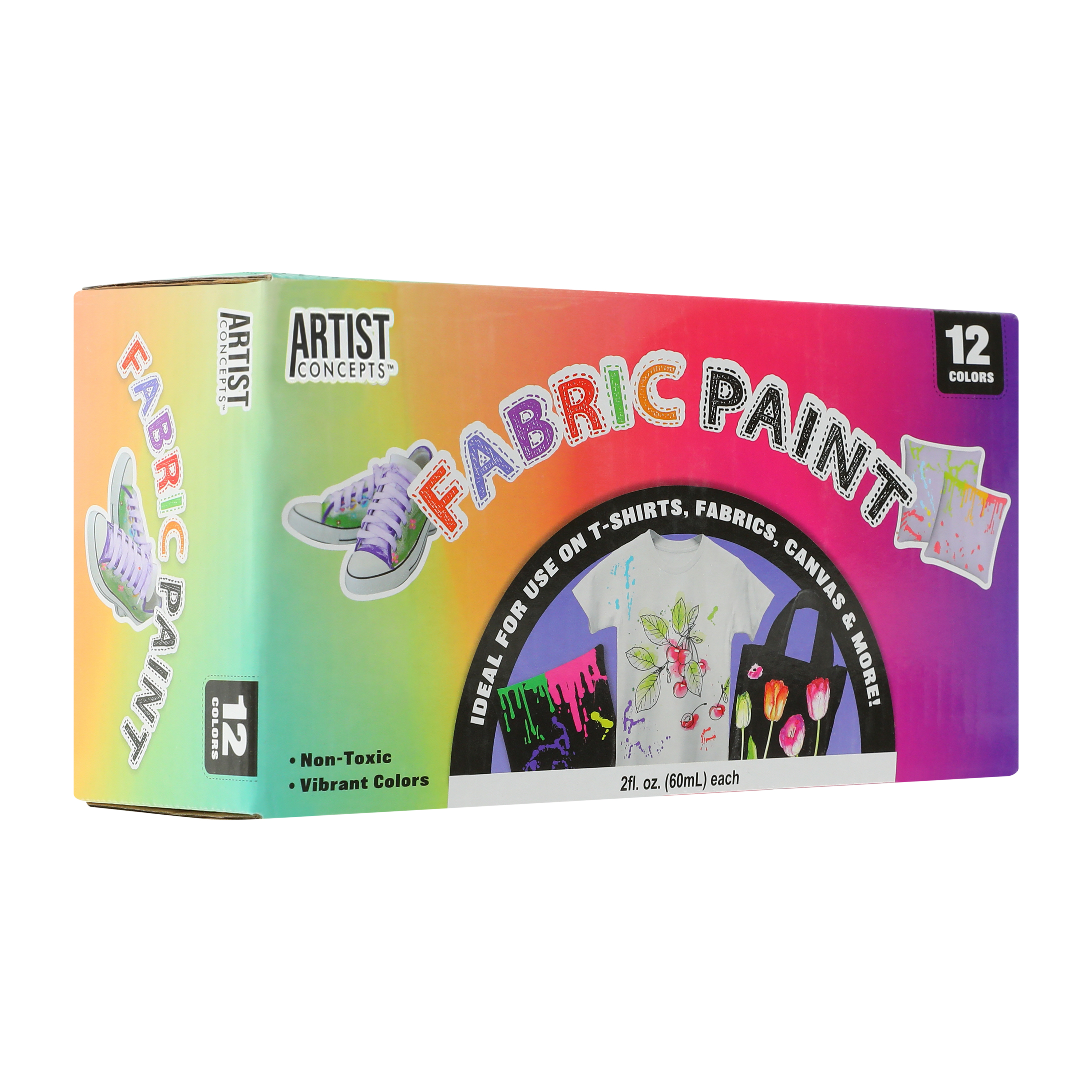 Artist Concepts™ Fabric Paint 12-Pack