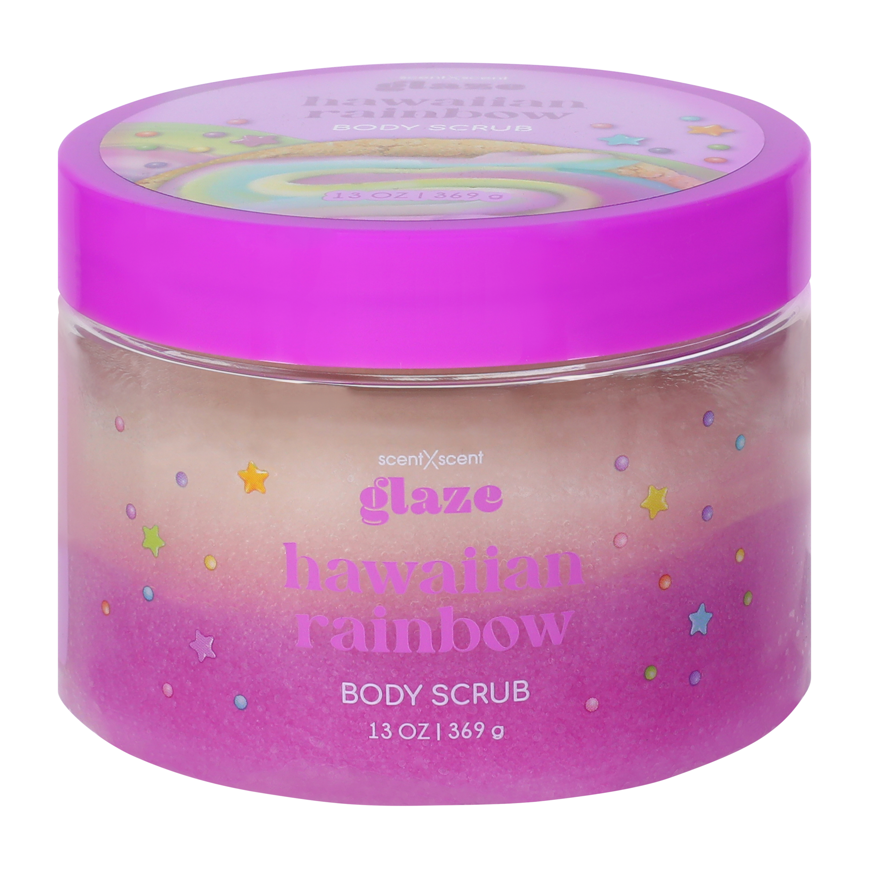 ScentXScent Glaze Hawaiian Rainbow Body Scrub 13oz
