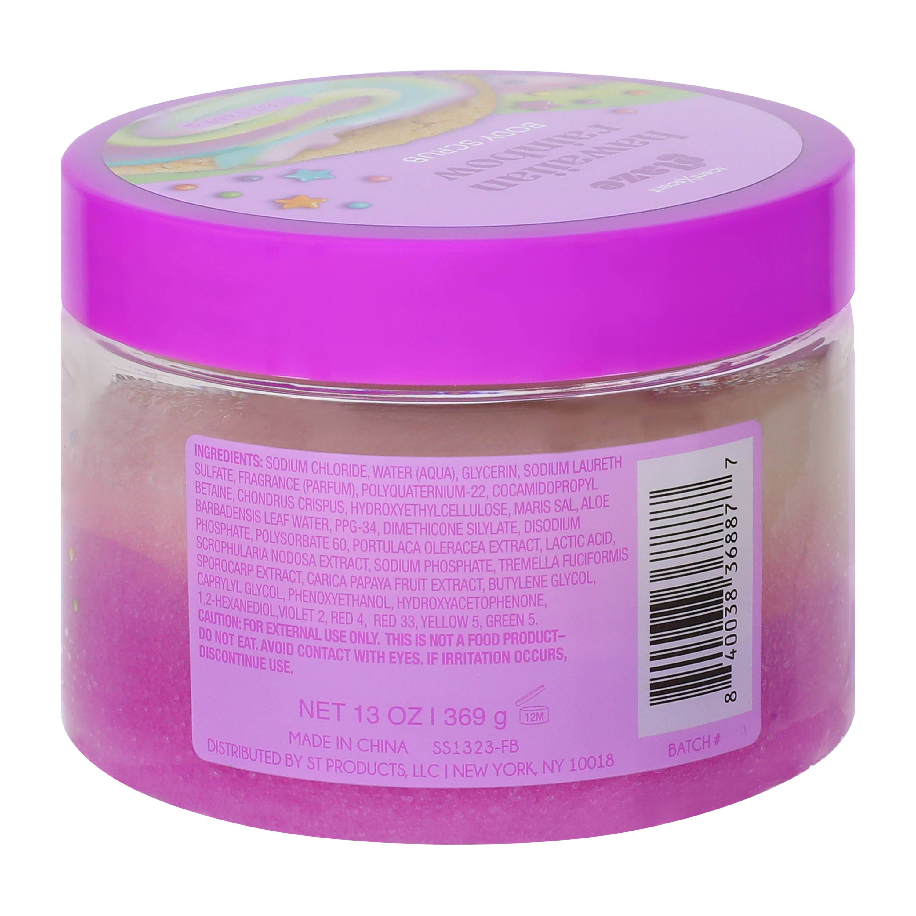 ScentXScent Glaze Hawaiian Rainbow Body Scrub 13oz