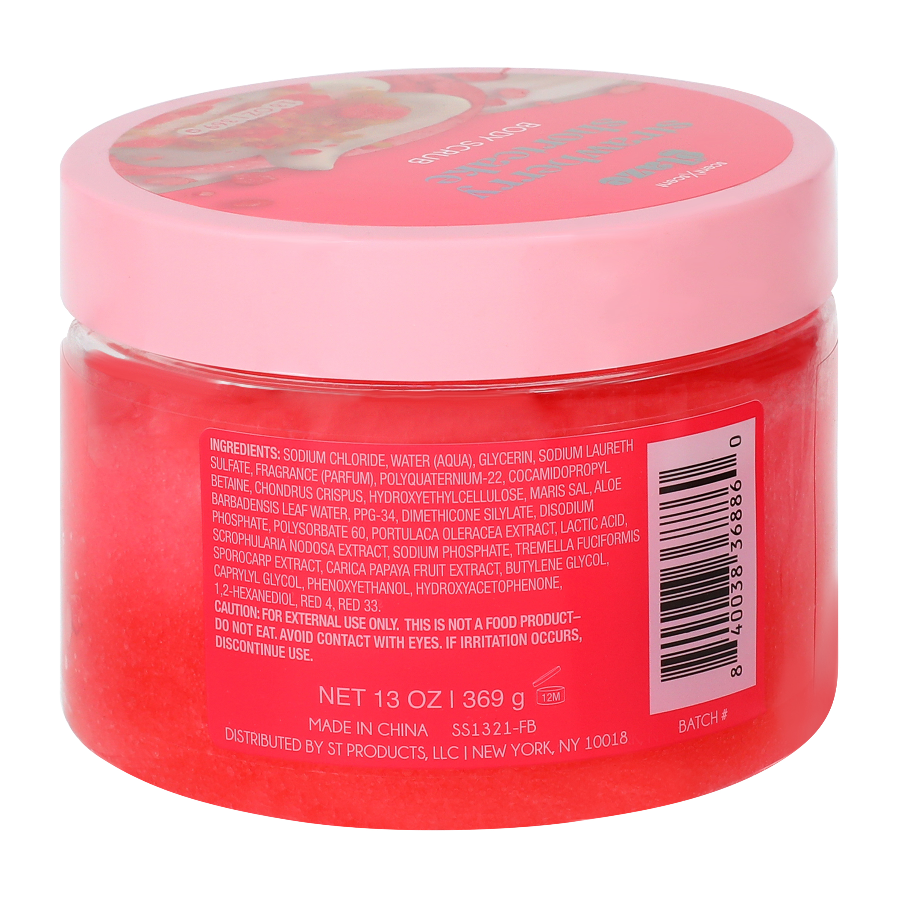 Glaze Strawberry Shortcake Body Scrub 13oz