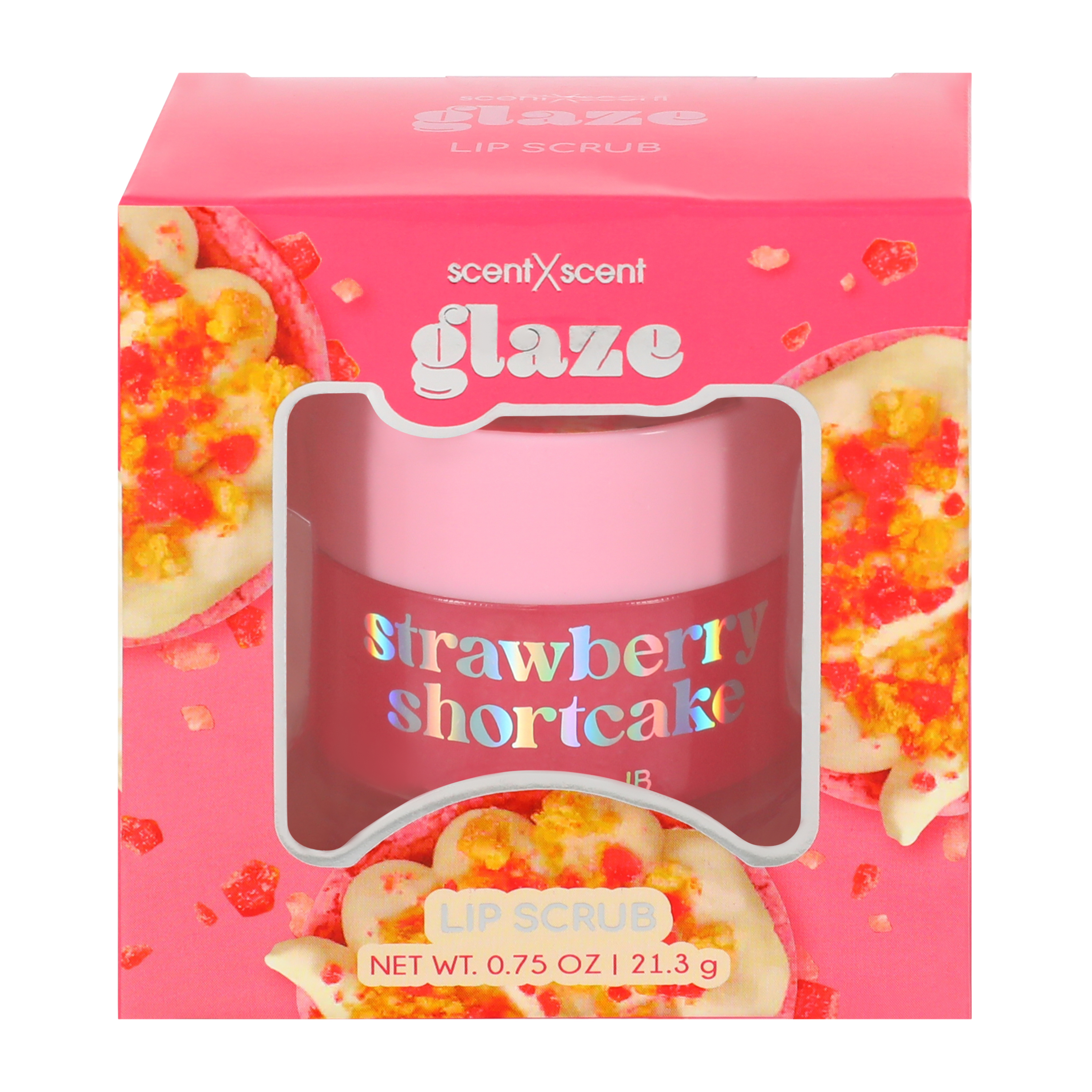 ScentXScent Glaze Strawberry Shortcake Lip Scrub 0.75oz