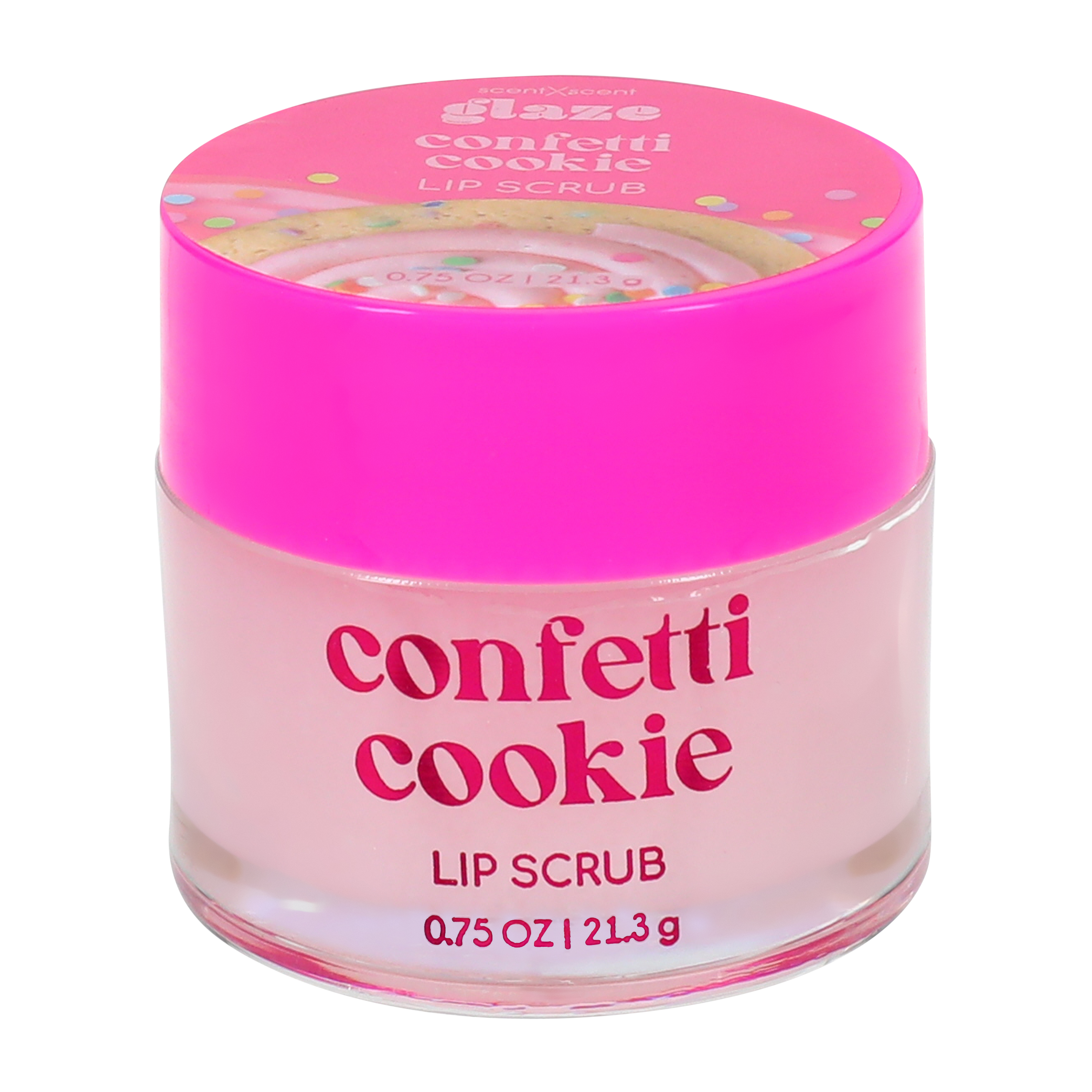 ScentXScent Glaze Confetti Cookie Lip Scrub 0.75oz