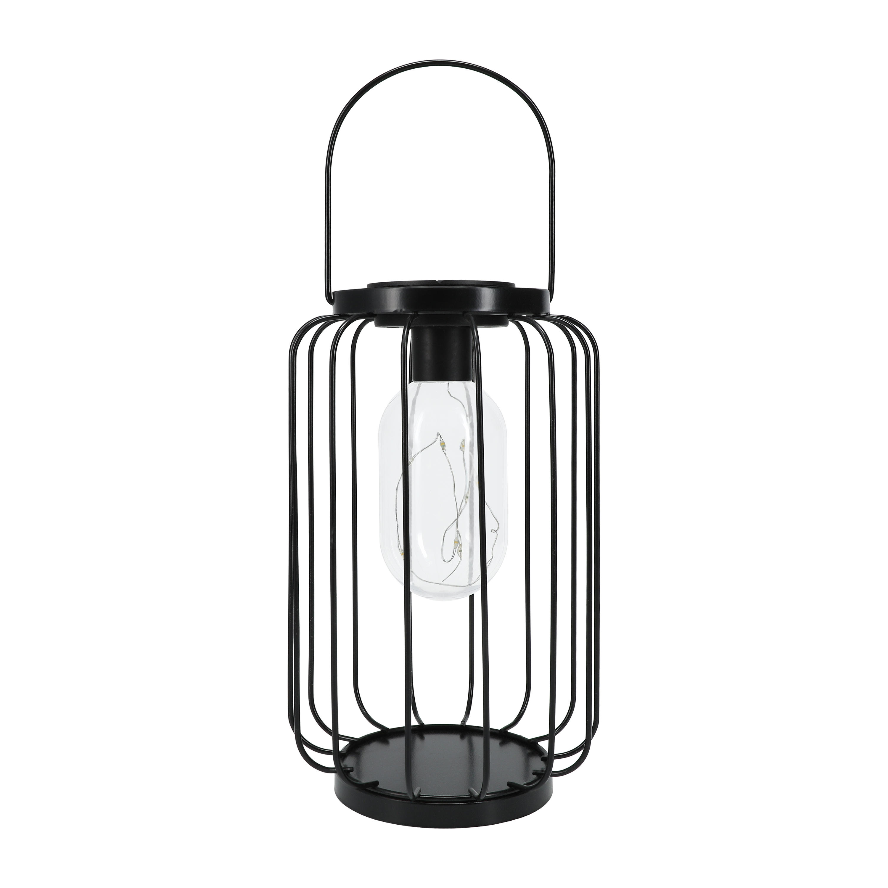 Solar Powered Metal Lantern