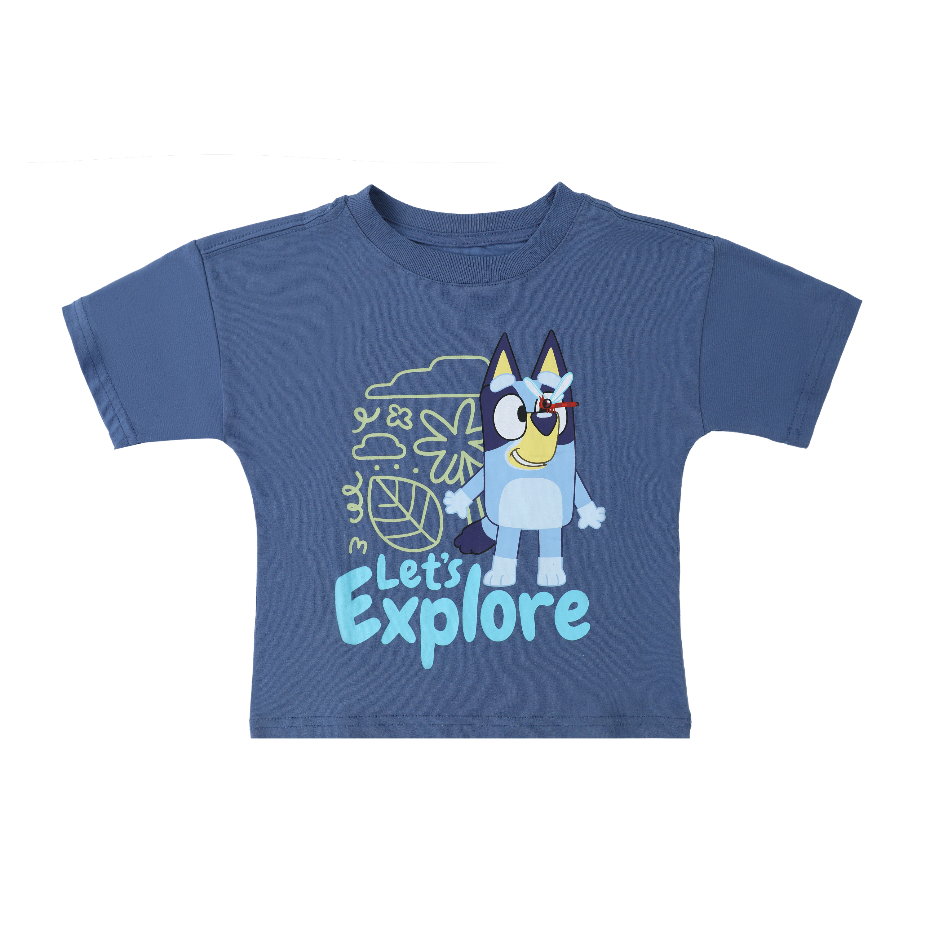 Kids Bluey™ Let's Explore Graphic Tee