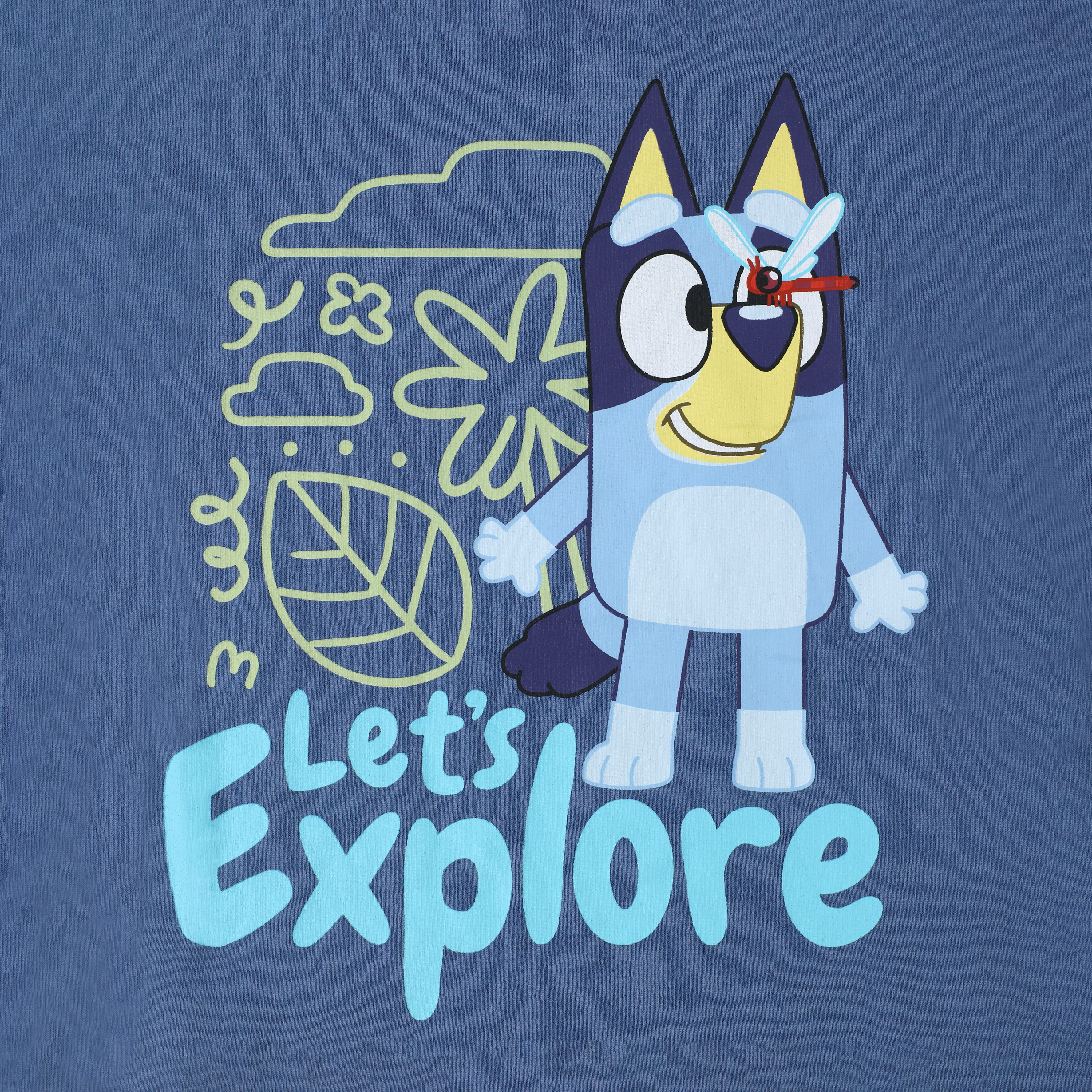 Kids Bluey™ Let's Explore Graphic Tee