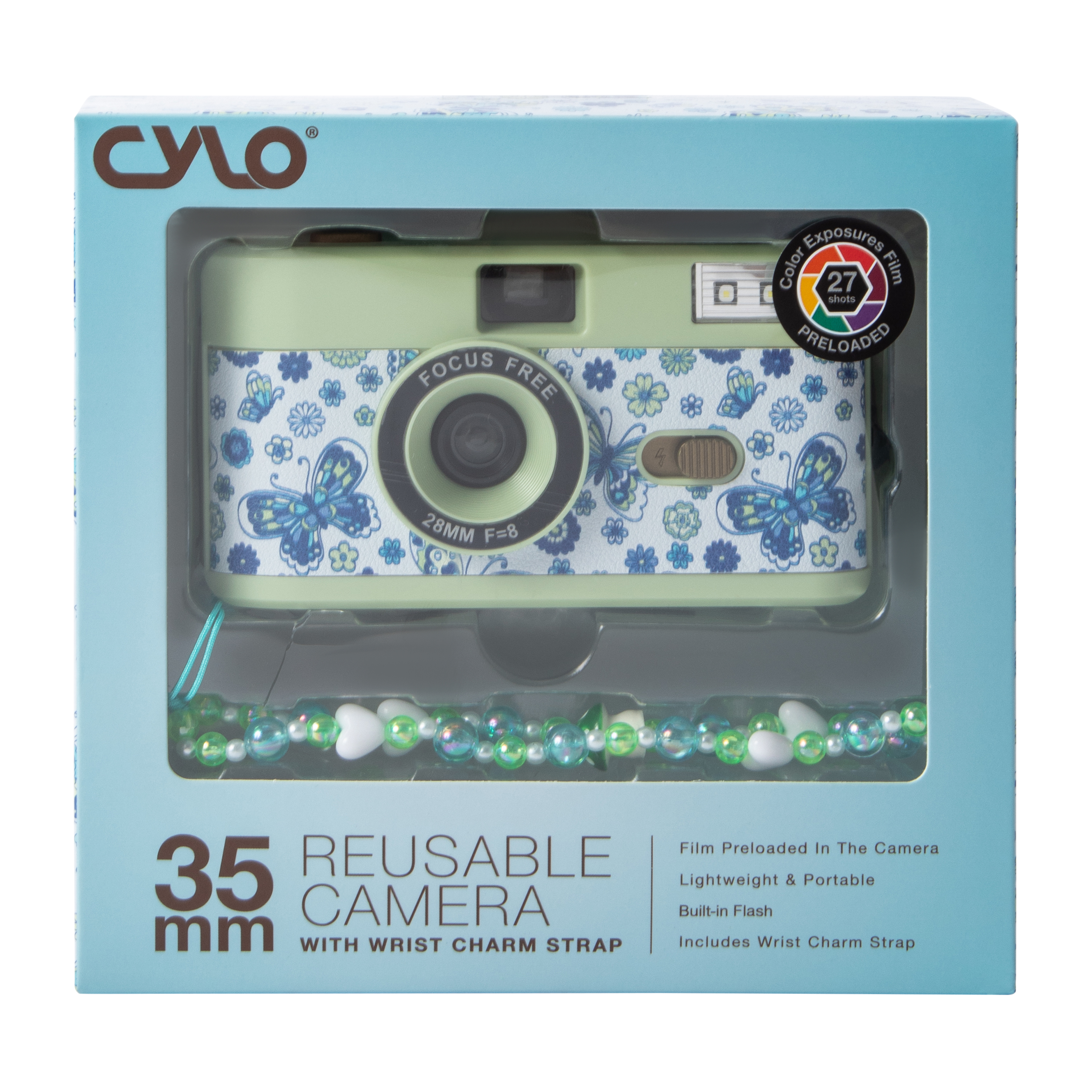 Cylo® 35mm Reusable Camera With Wrist Charm Strap
