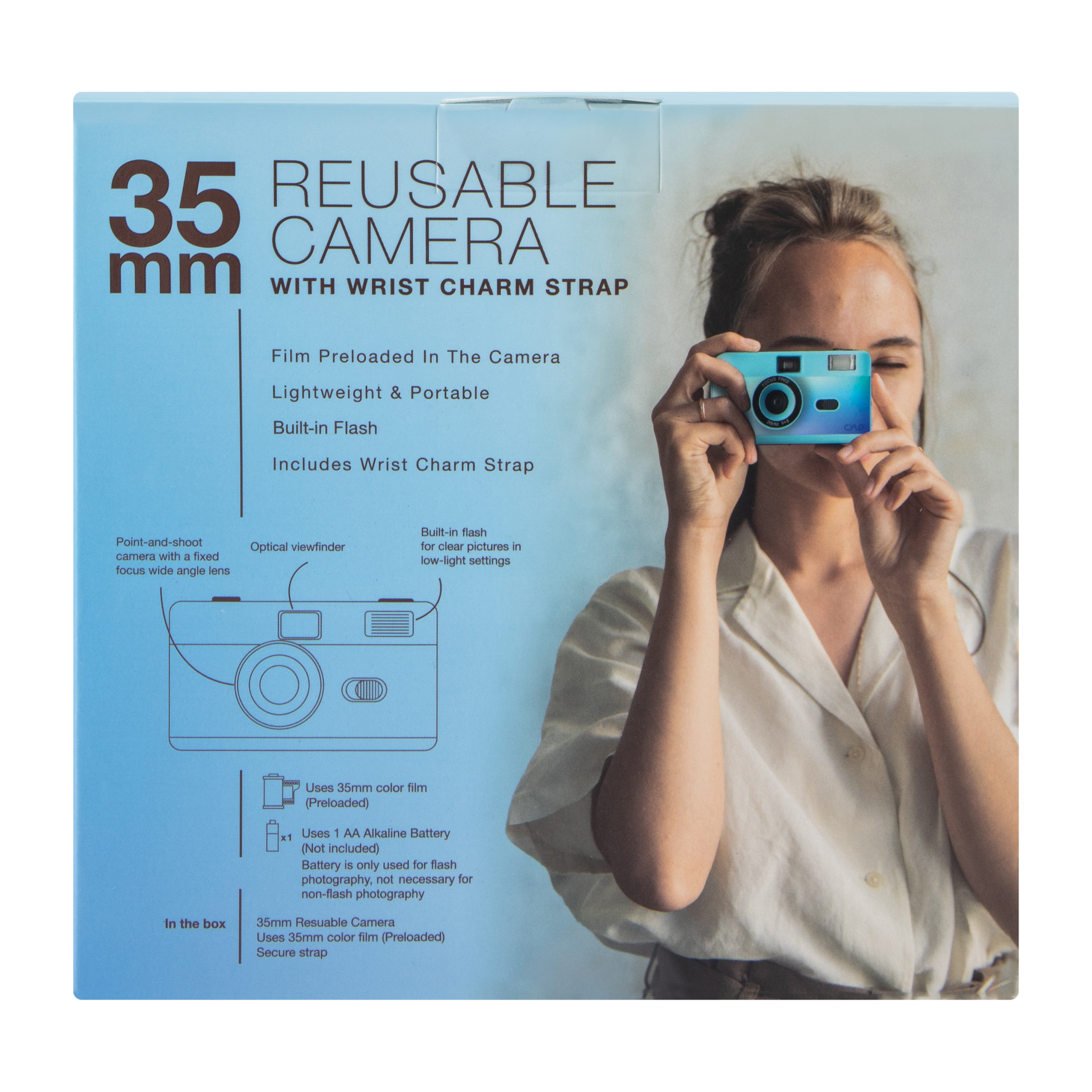 Cylo® 35mm Reusable Camera With Wrist Charm Strap