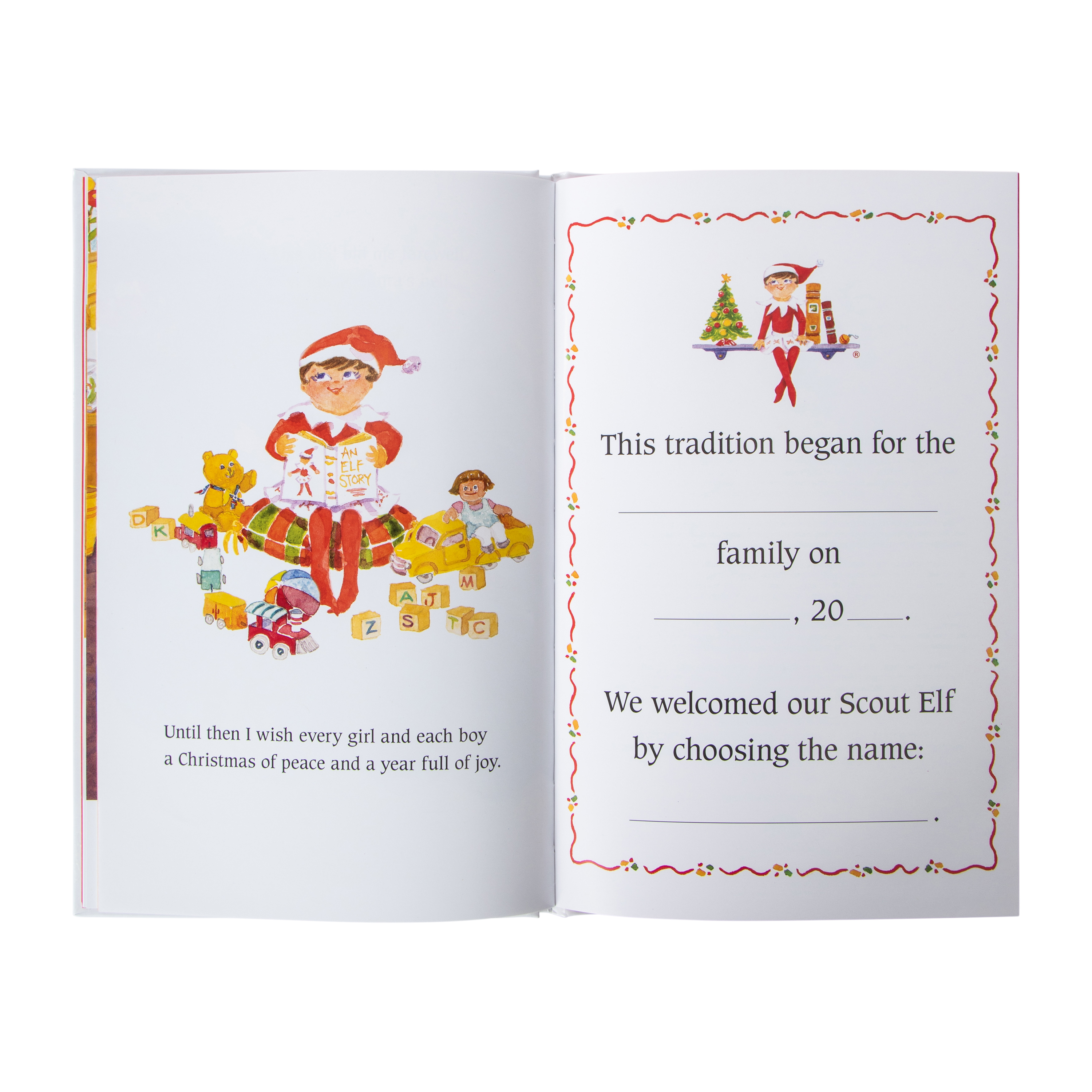 The Elf On The Shelf® Girl A Christmas Tradition Book Set