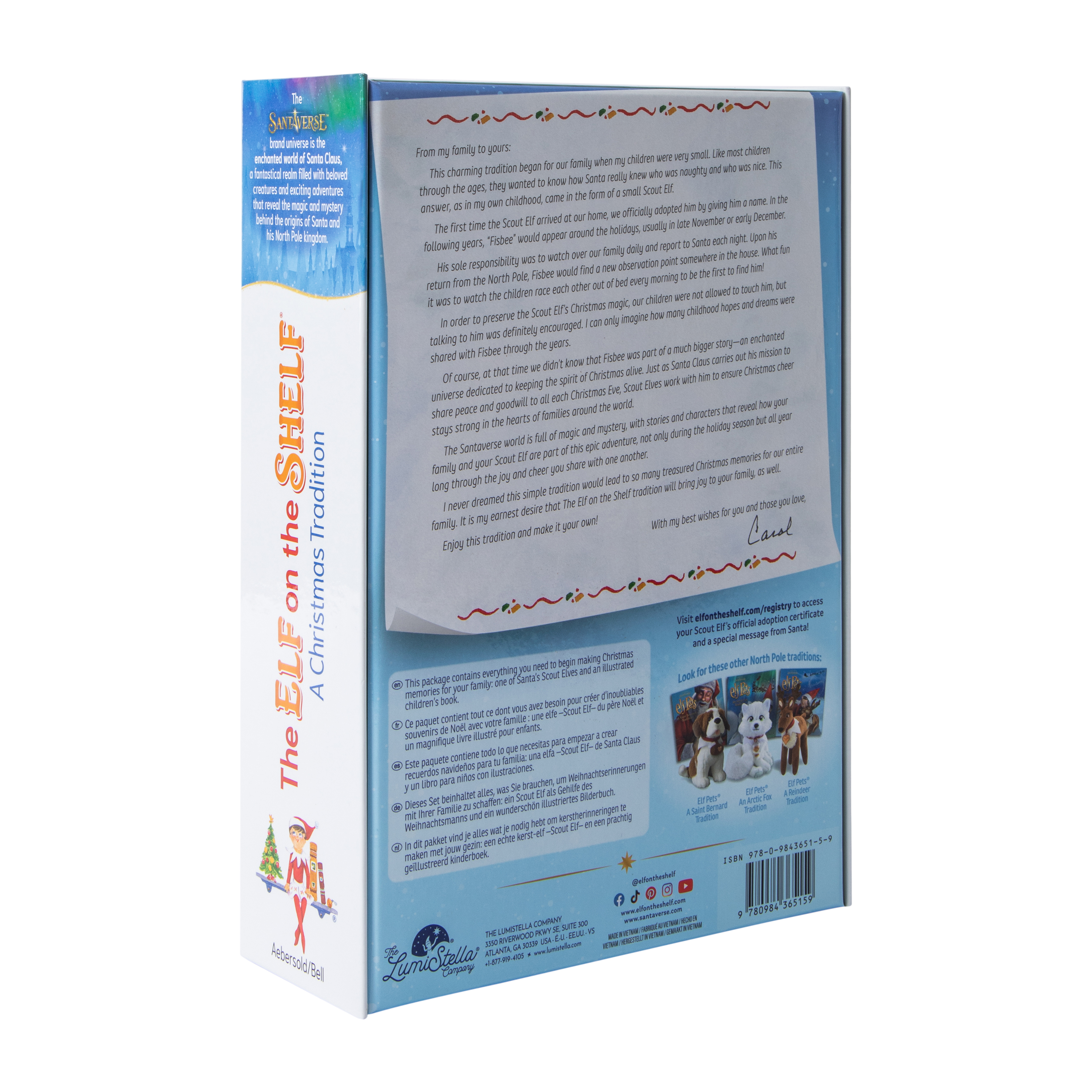 The Elf On The Shelf® Girl A Christmas Tradition Book Set