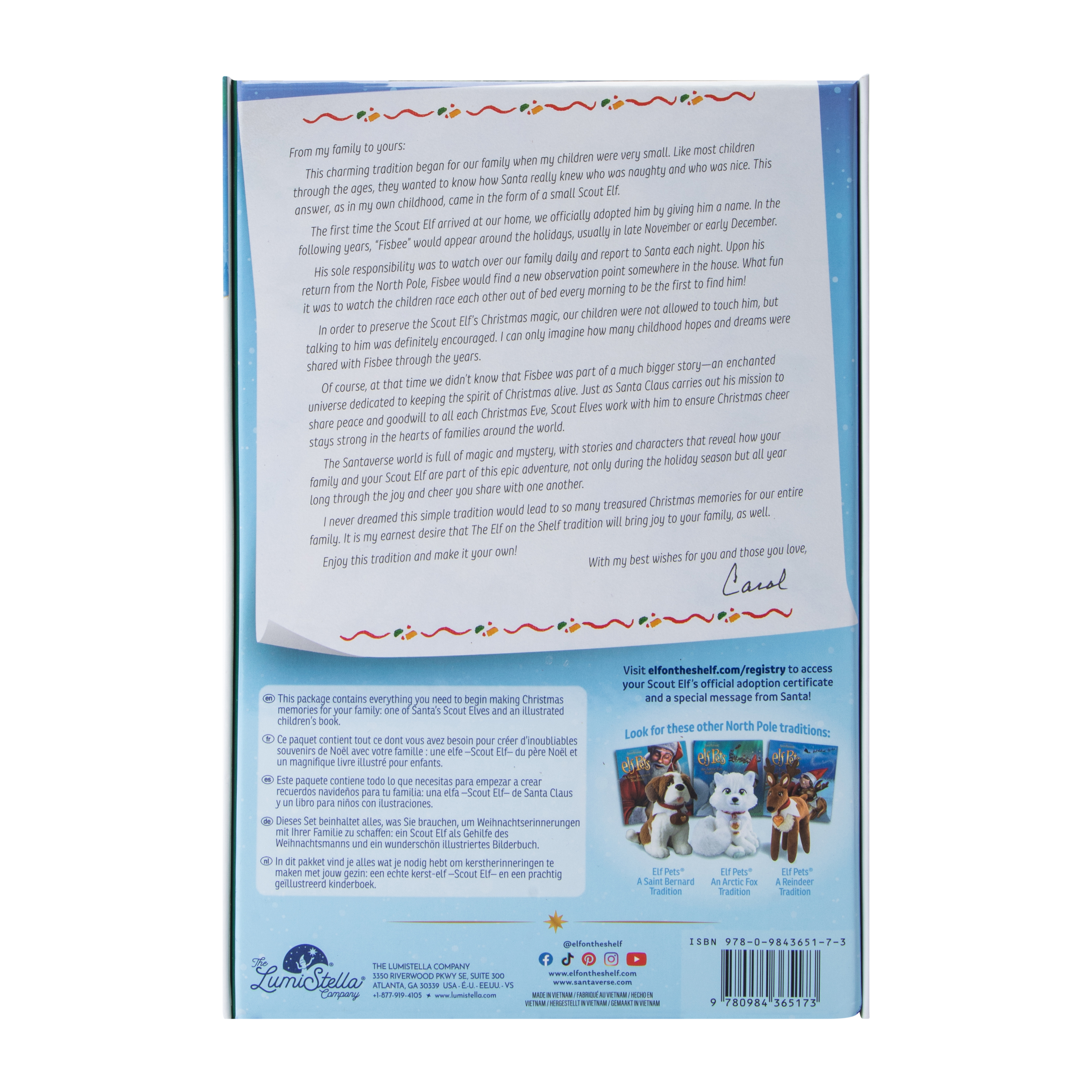 The Elf On The Shelf® Christmas Tradition Set