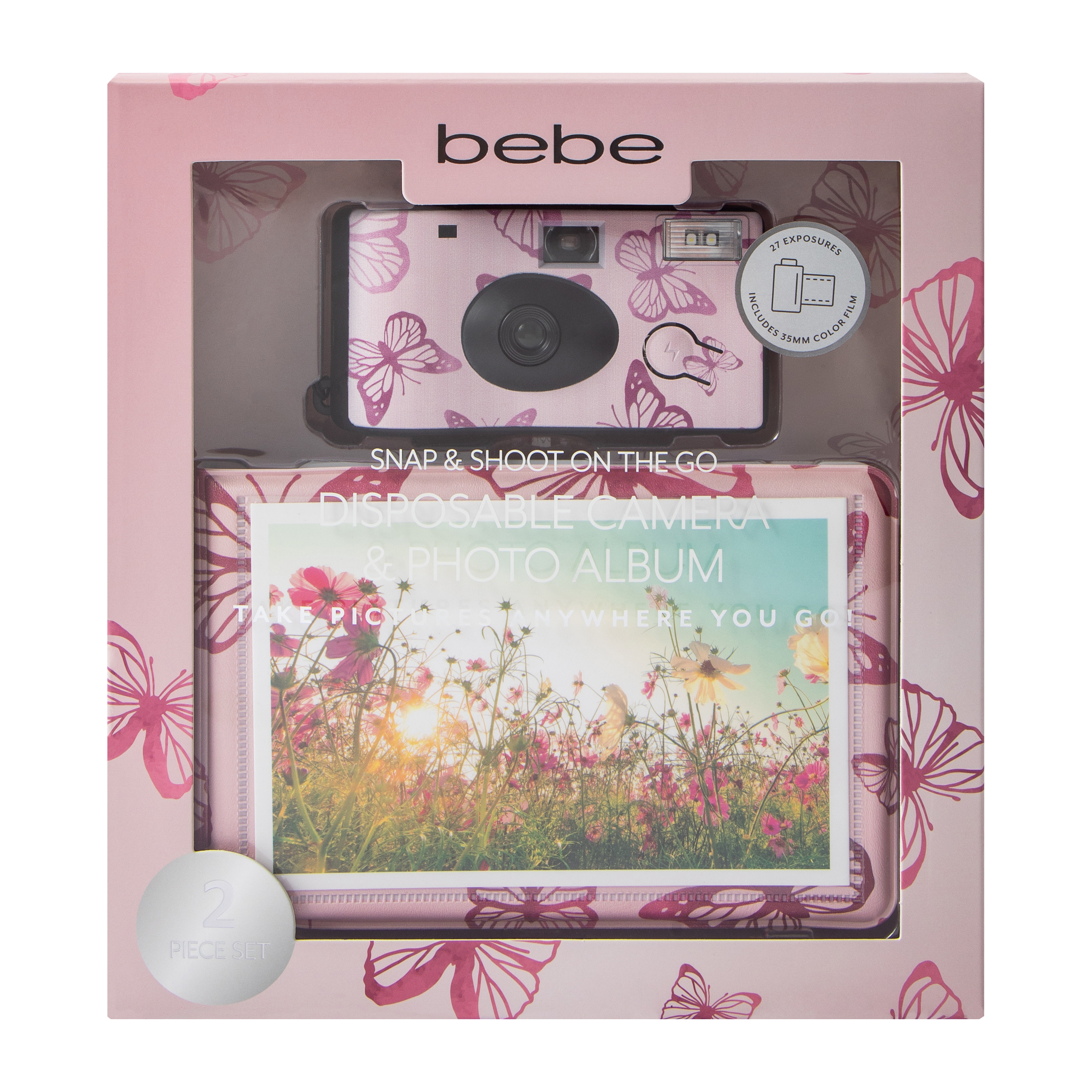 Bebe Disposable Camera & Photo Album Set