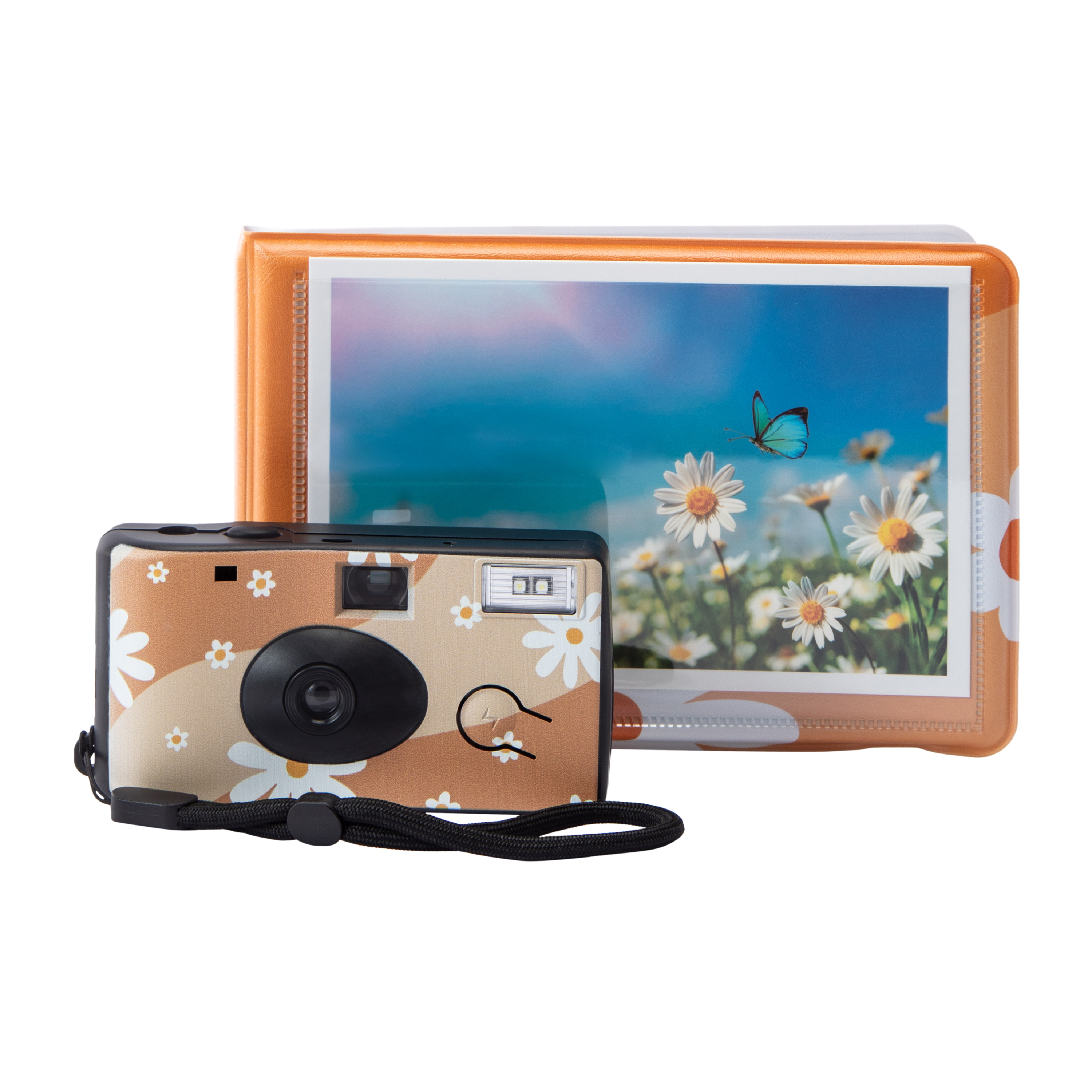 Disposable Camera + Mini Photo Book Set