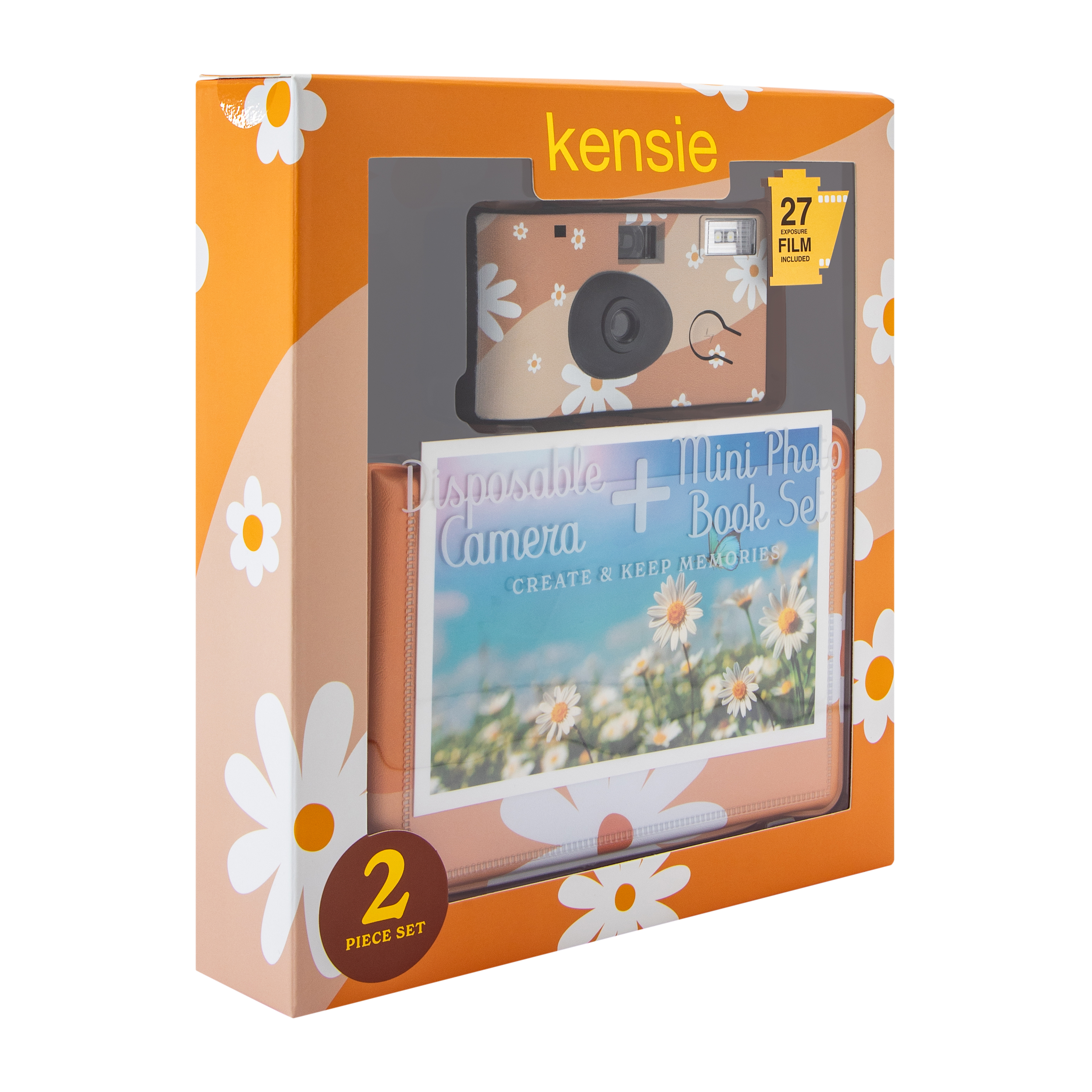 Disposable Camera + Mini Photo Book Set