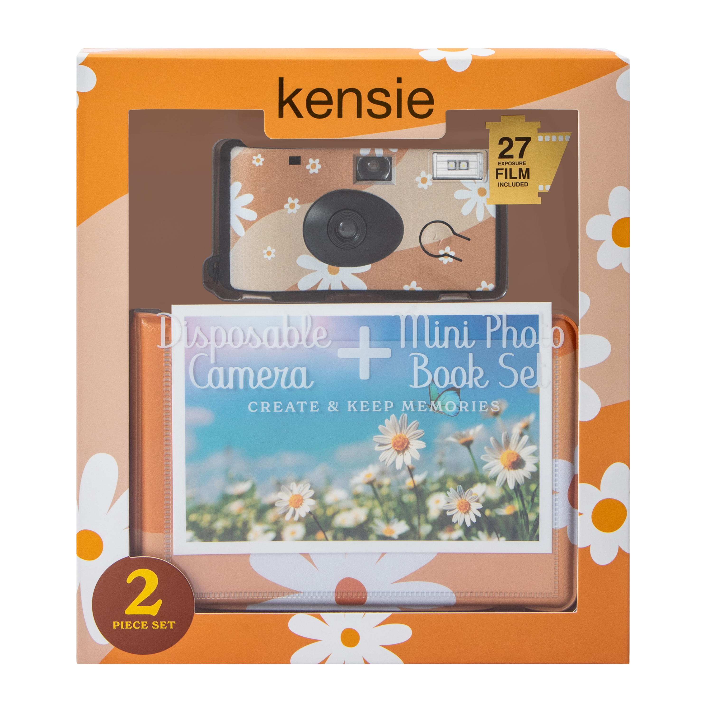 Disposable Camera + Mini Photo Book Set