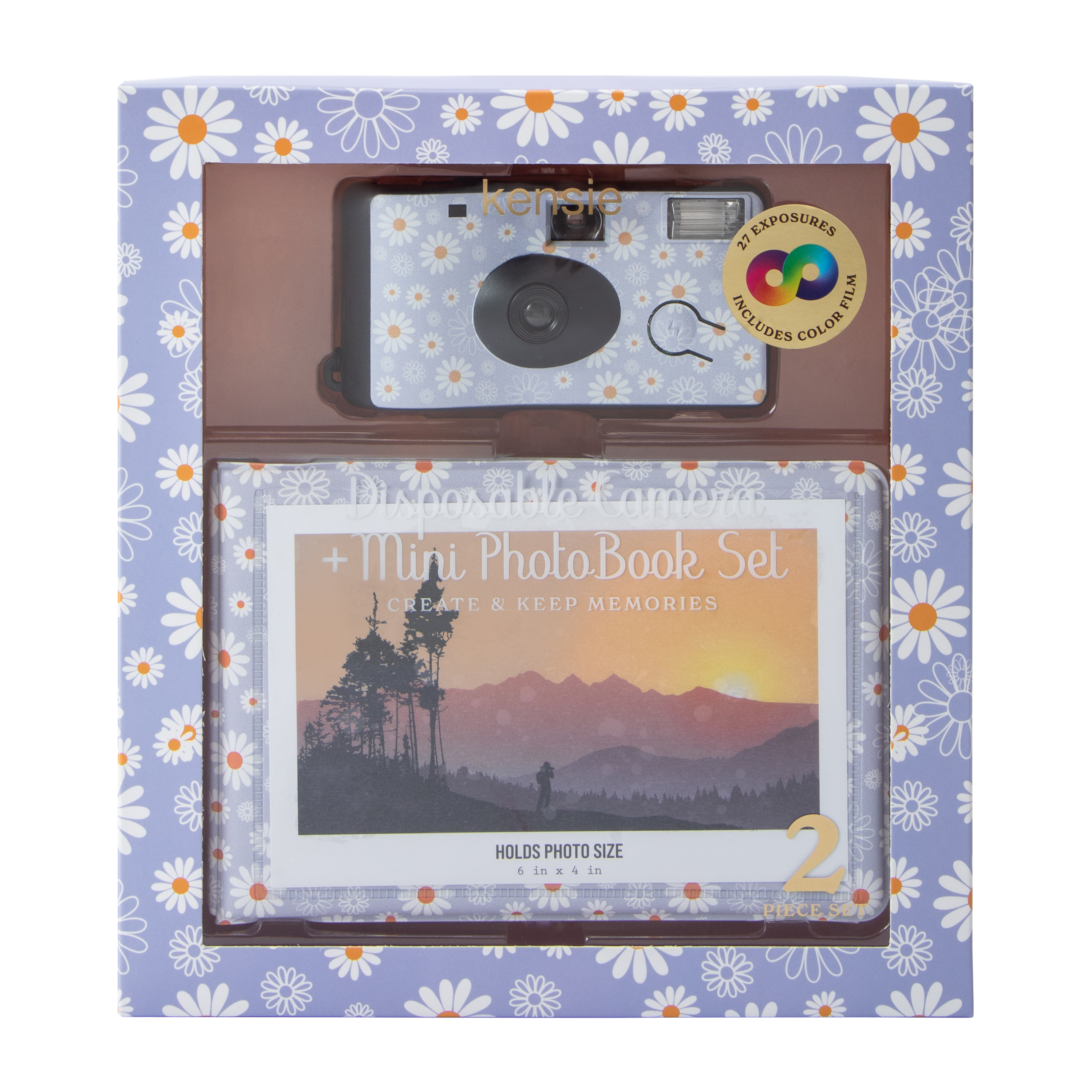Disposable Camera + Mini Photo Book Set