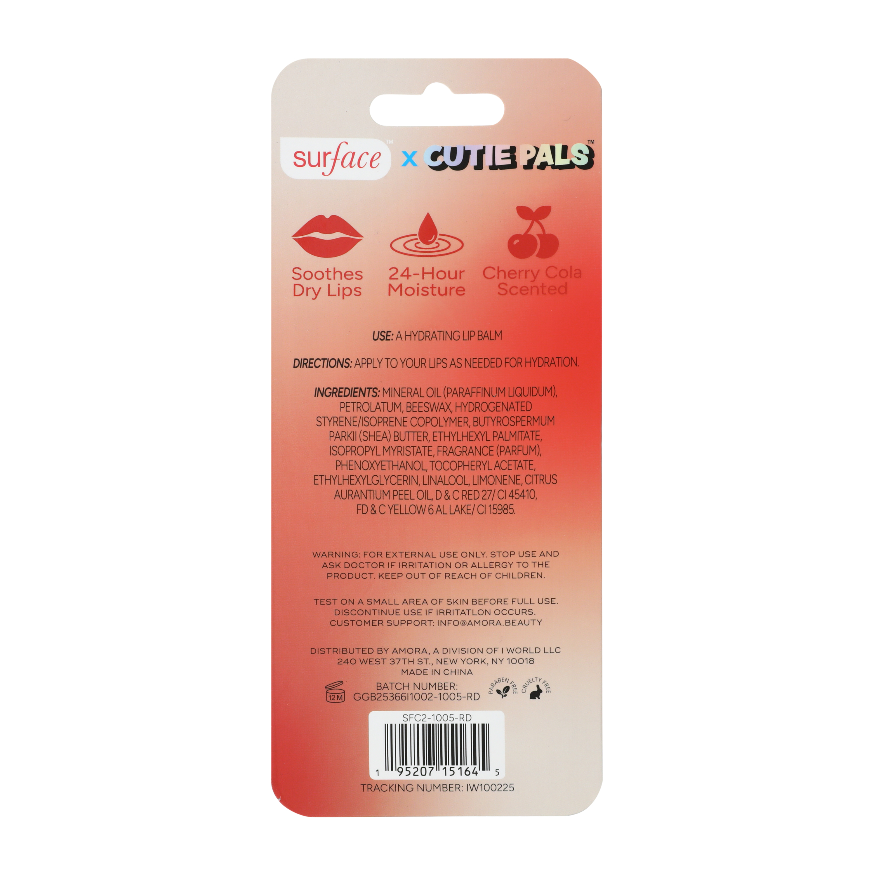 Surface™ x Cutie Pals™ Lip Balm 0.5oz