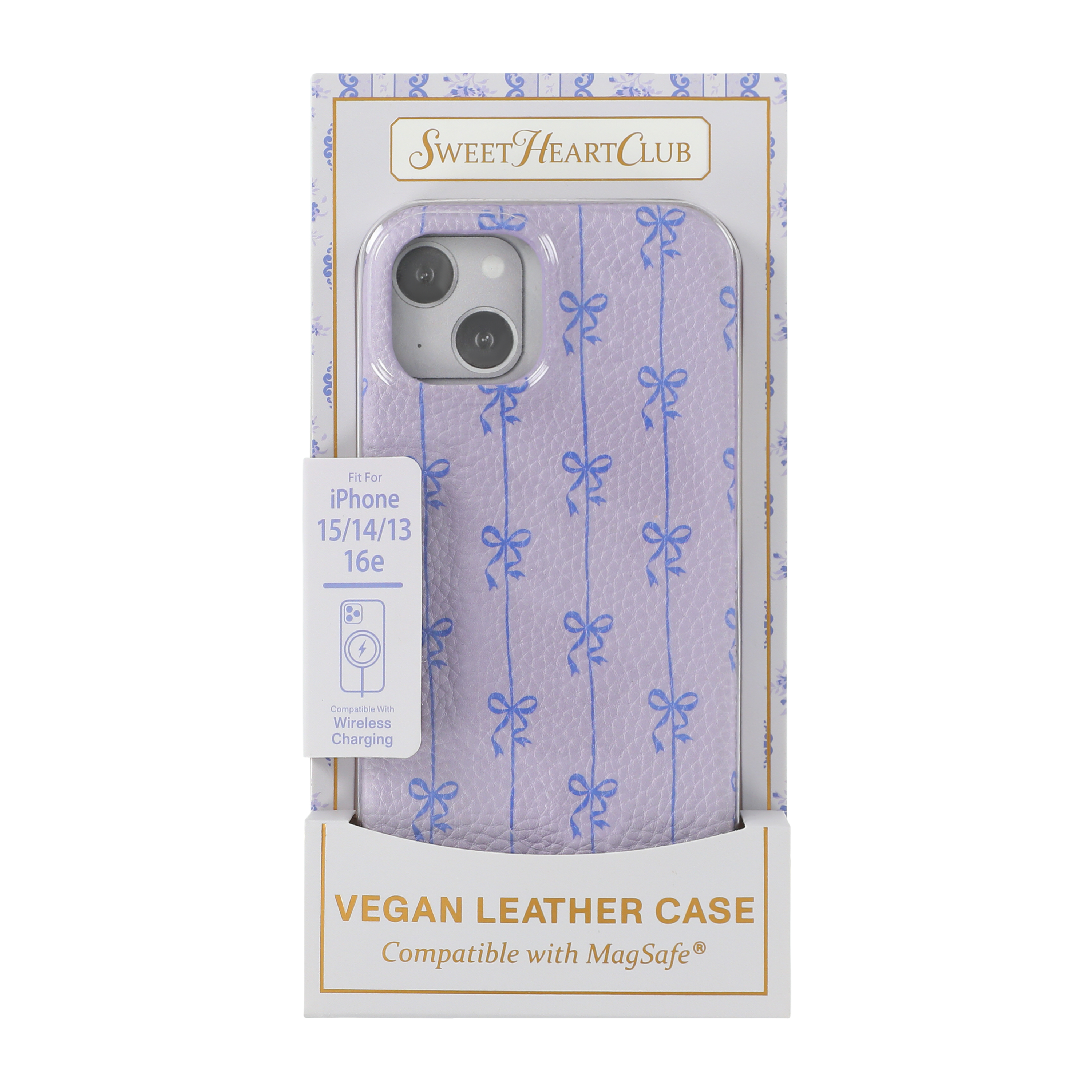 Sweet Heart Club iPhone 16e®/15®/14®/13® MagSafe® Vegan Leather Case